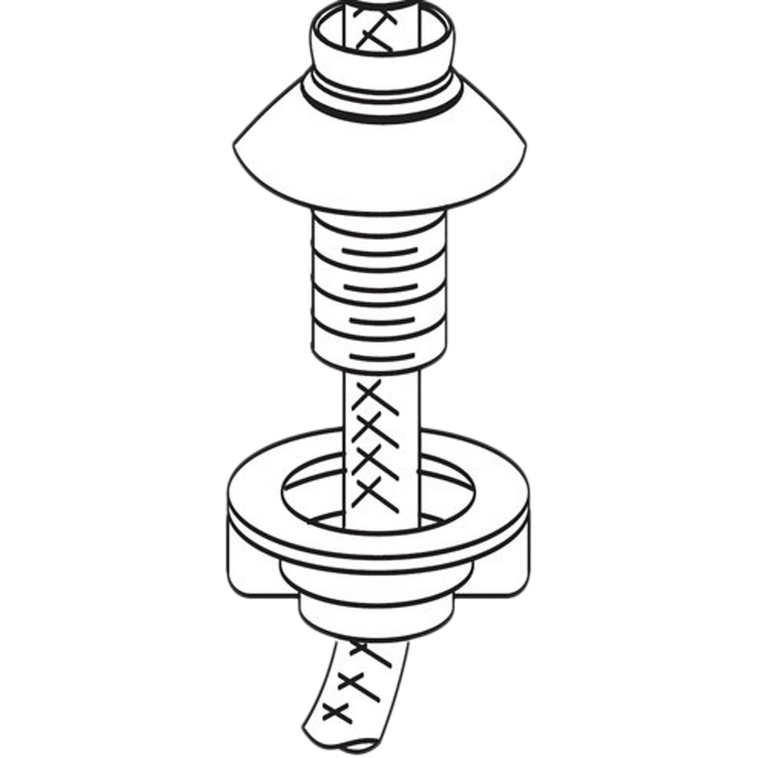 Moen 101475 Moen 101475 Part Junior Hose Guide Bk/ Chr