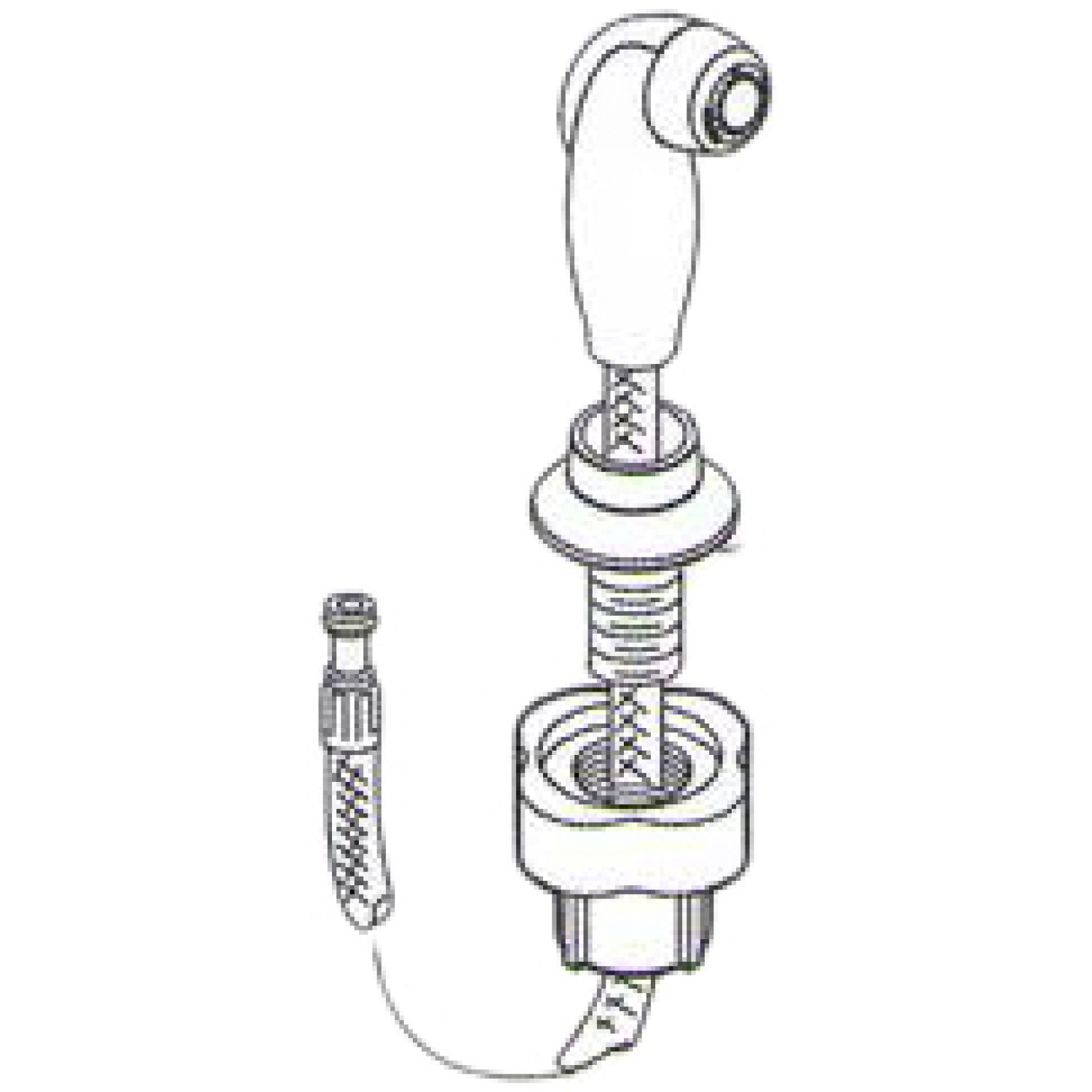 Moen 104235 Moen 104235 Hose Guide For Protege Chrome