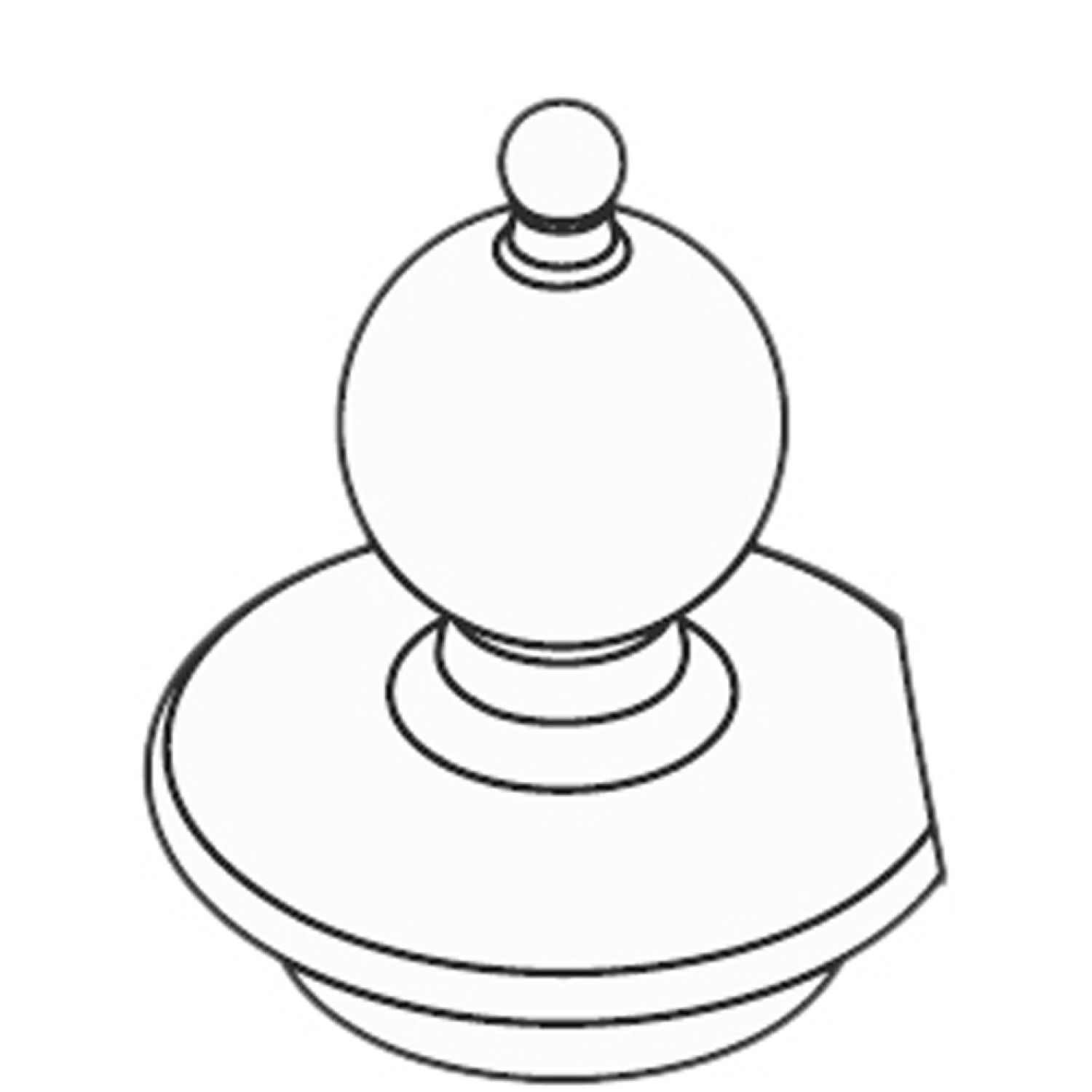 Moen 116644 Moen 116644 Part Spout Cap, Single Handle Bar