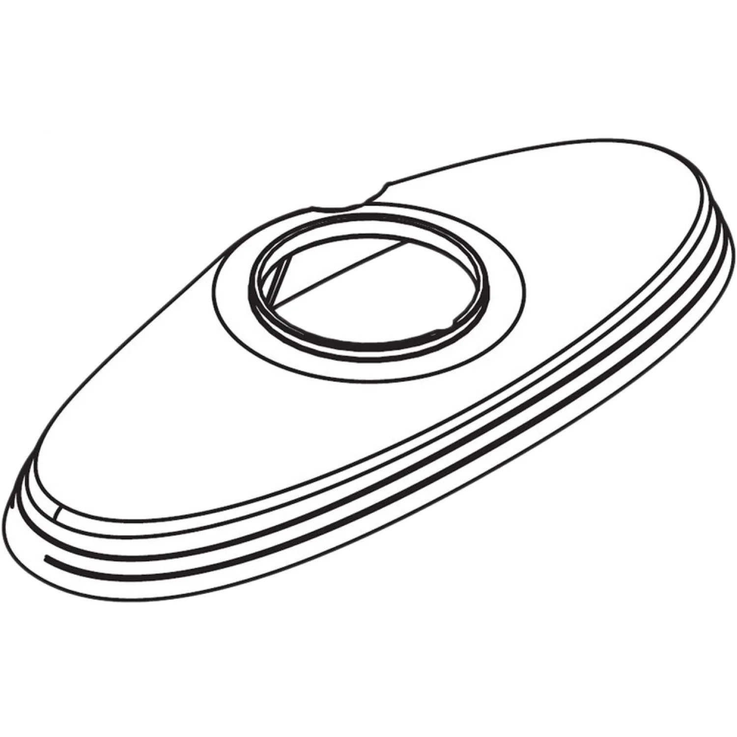 Moen 118881 Moen 118881 Part Deck Plate, 6102