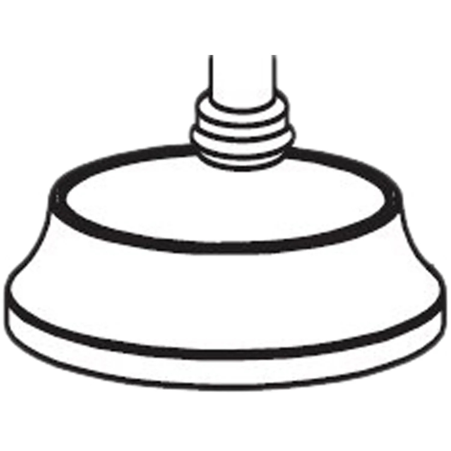 Moen 94435SL Moen 94435SL Monticello Spout Escutcheon Kit - Stainless
