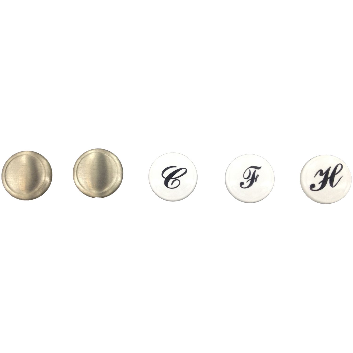 Moen 114324BN Moen Kingsley Handle Cap Kit, Brushed Nickel - 114324BN