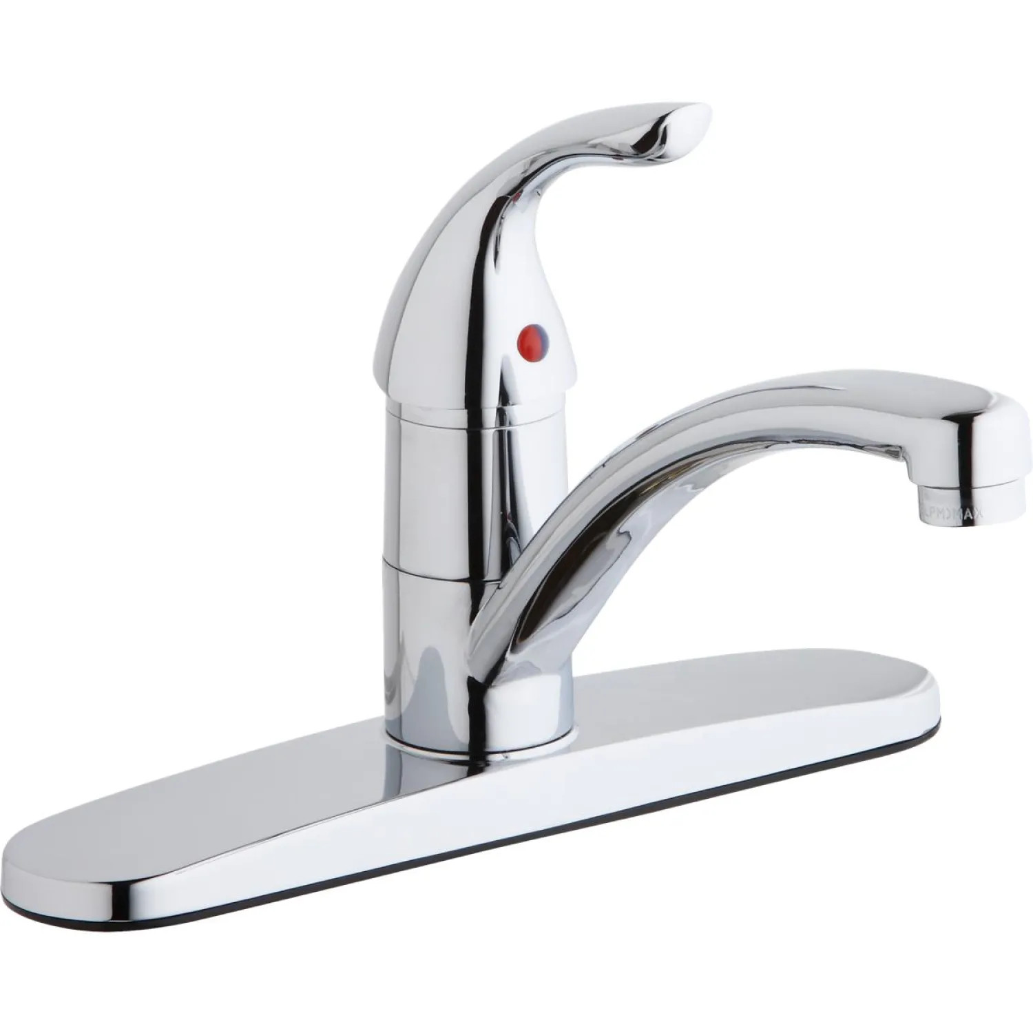 Elkay LK1000CR Elkay Everyday Three Hole Deck Mount Kitchen Faucet with Lever Handle and Escutcheon Chrome - LK1000CR