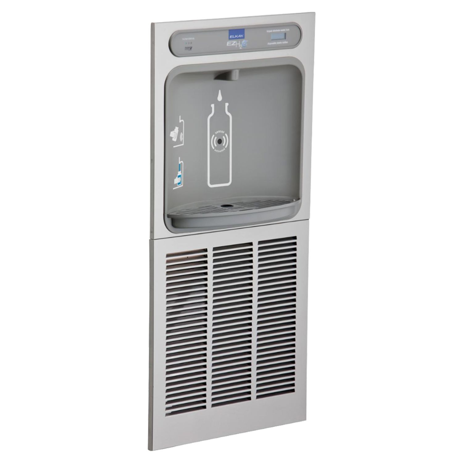 Elkay LZWSGRNM8K Elkay LZWSGRNM8K EZH2O In-Wall Filtered Bottle Filling Station, Stainless