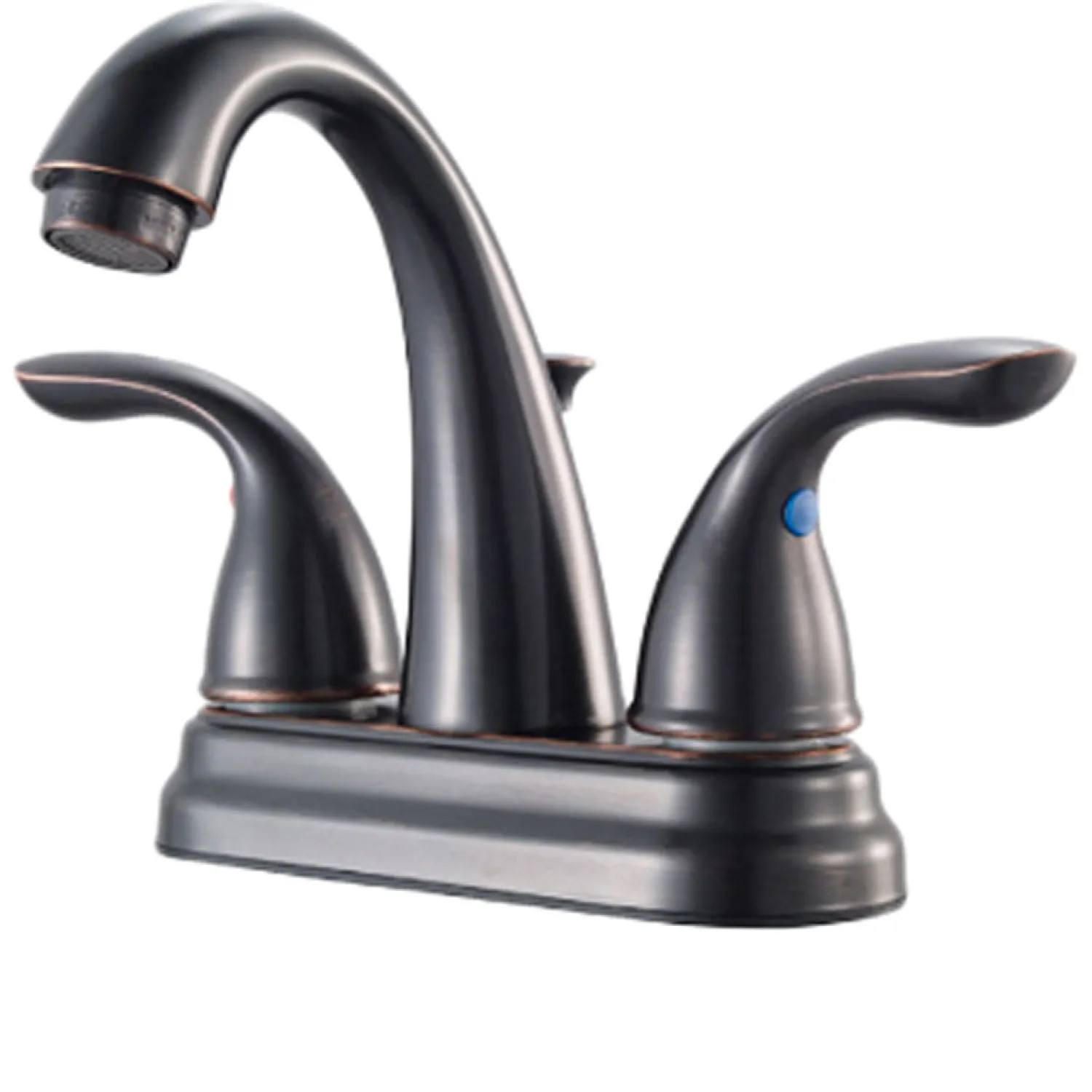 Pfister G148-700Y Pfister G148-700Y Pfirst Two-Handle Bathroom Faucet, Centerset, Lever Handle, 1.5 GPM, With Metal Pop-Up, Tuscan Bronze