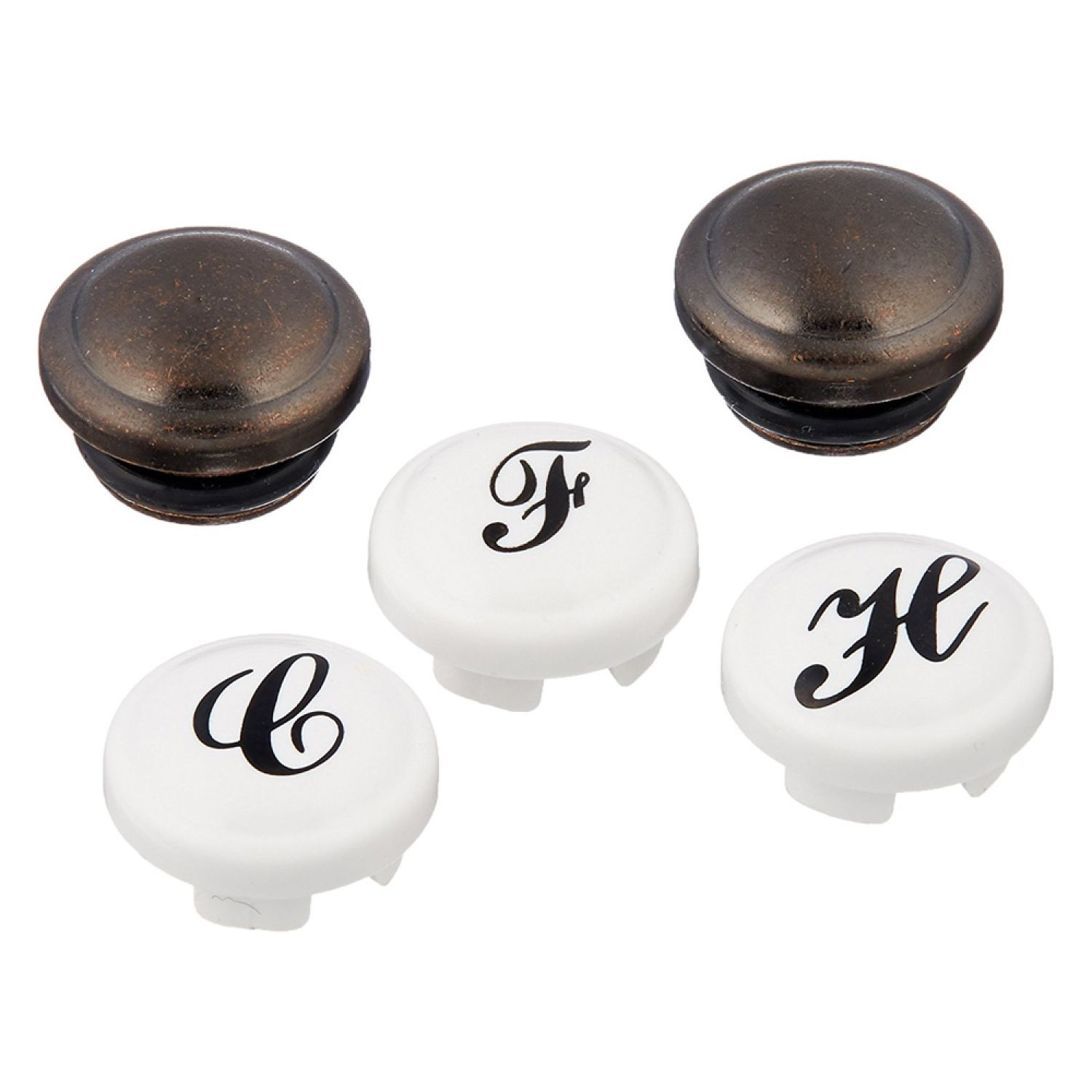 Moen 114324ORB Moen Kingsley Handle Cap Kit, Oil-Rubbed Bronze - 114324ORB