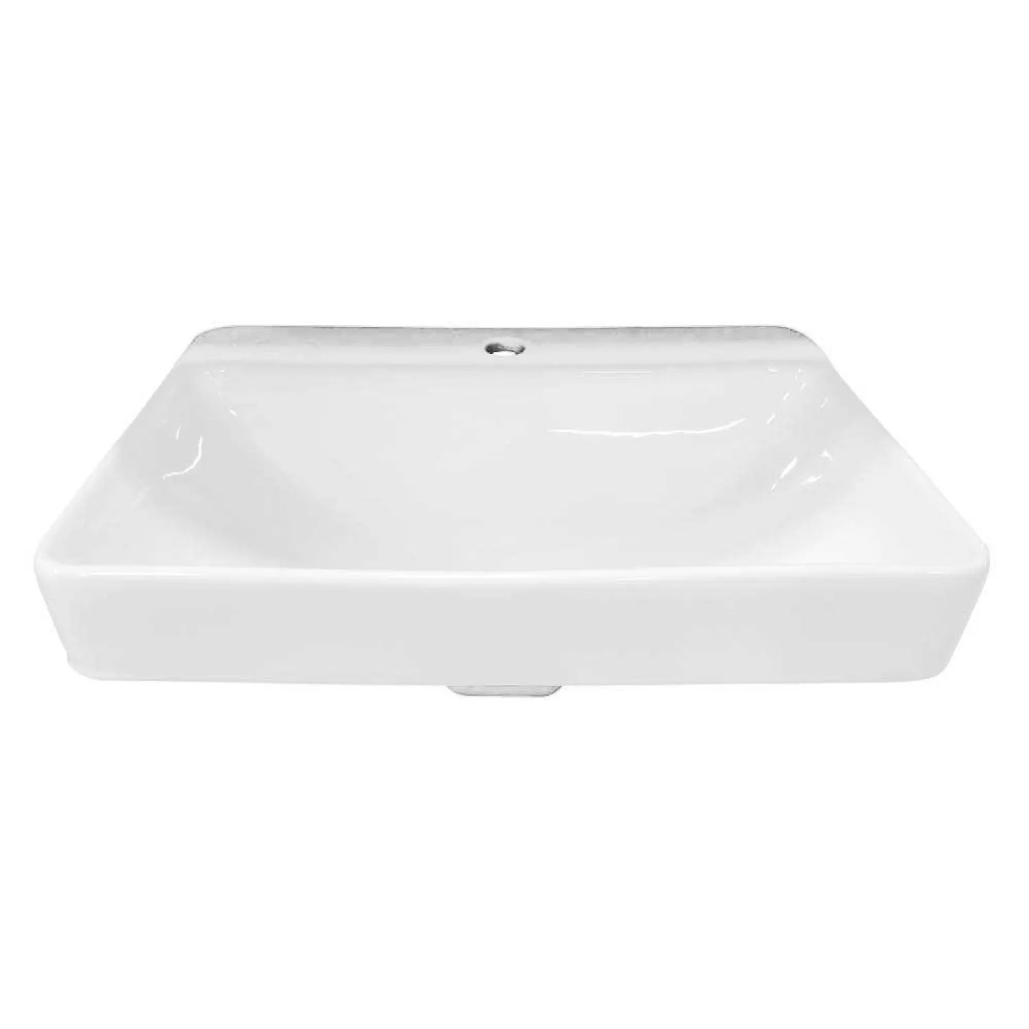 Kohler 2660-1-0 Kohler 2660-1-0 White Vox Above Counter Bathroom Sink with Single Hole