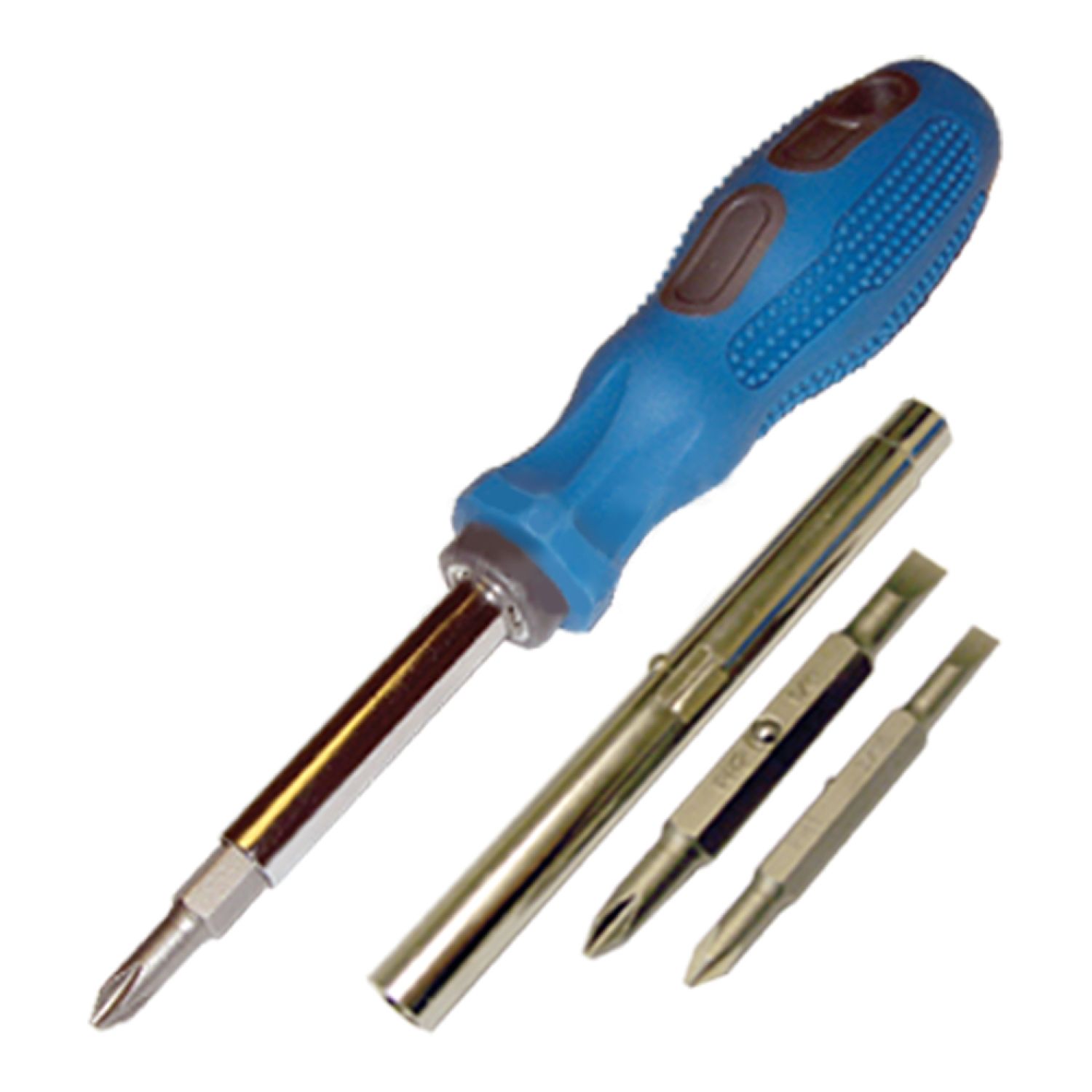 Mars 25984 Mars 25984 MARS 6-in-1 Super Driver, Slot+Phillip+3/16&1/4 Nut Drv