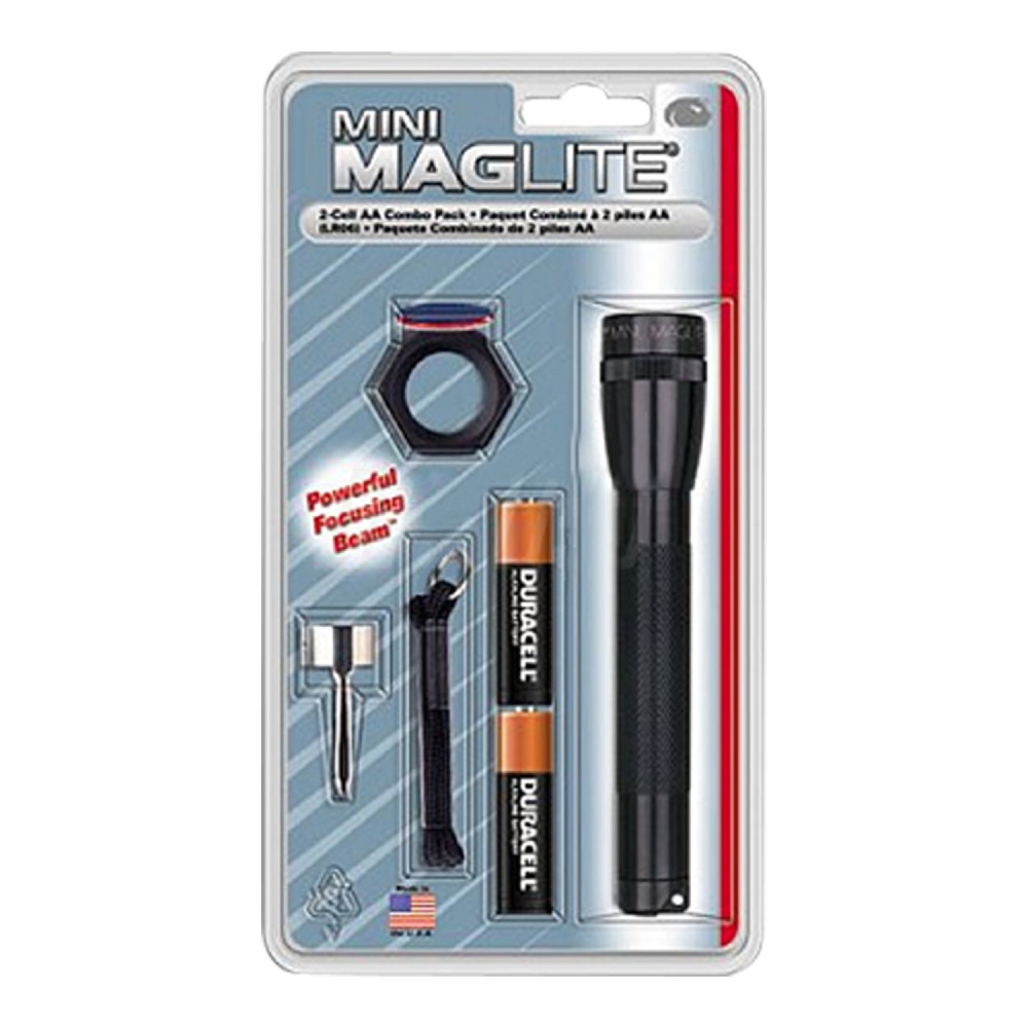 Mars 79202 Mars 79202 Flashlight MAGLITE, AA Combo Pack (Black)