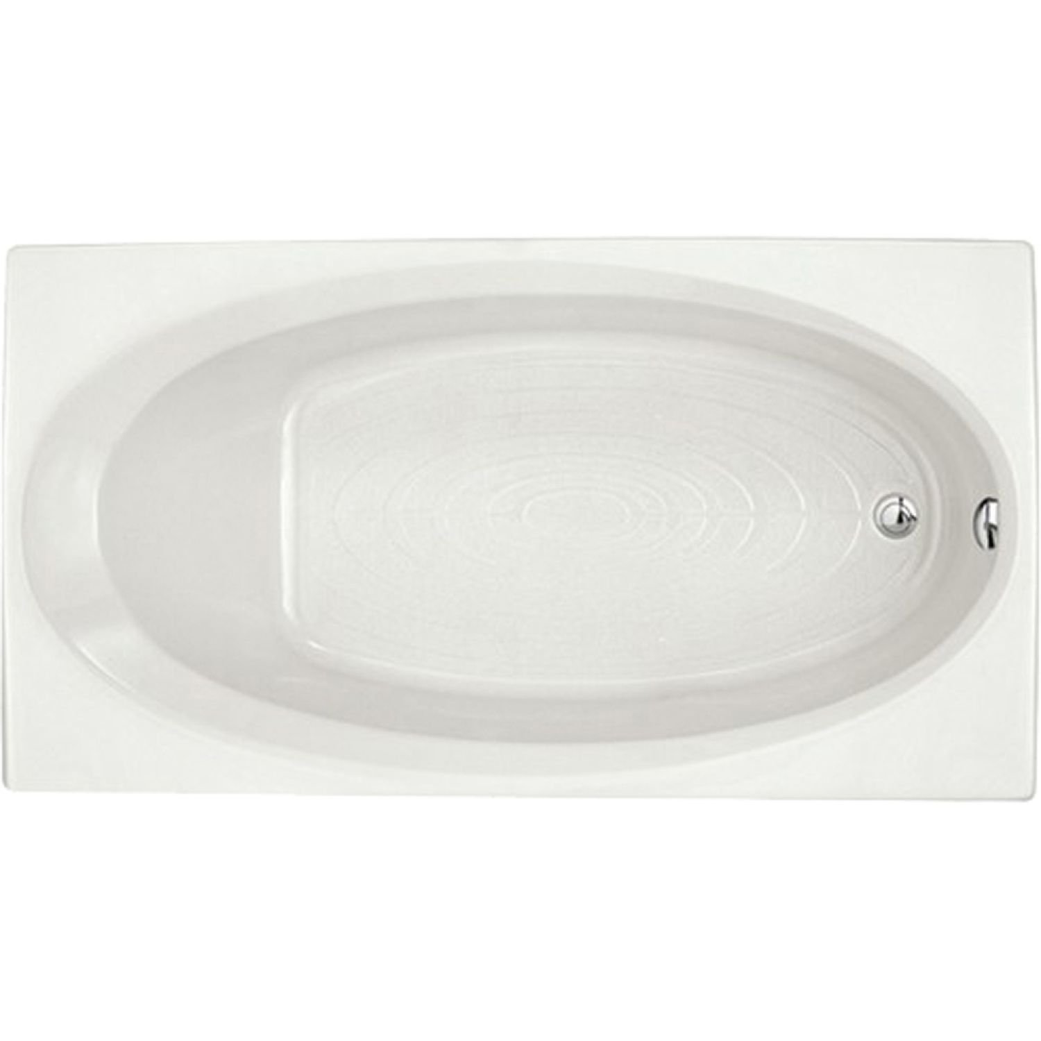 American Standard 2645V.002.020 American Standard 2645.V002.020 Evolution Oval Bath Tub, White