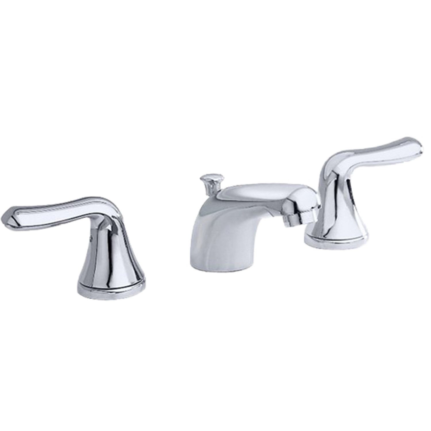 American Standard 3875.509.002 American Standard Colony Soft Two Lever Handle Chrome Widespread Bathroom Faucet with Metal Pop-Up Drain, 1.5 GPM, WaterSense - 3875.509.002