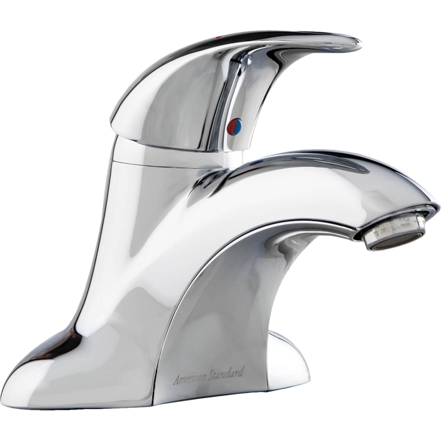 American Standard 7385.004.002 American Standard Reliant 3 Single-Handle Centerset Bathroom Faucet, Indexed Metal Lever Handle, 1.2 GPM, Less Pop-Up Hole and Drain, Chrome - 7385.004.002