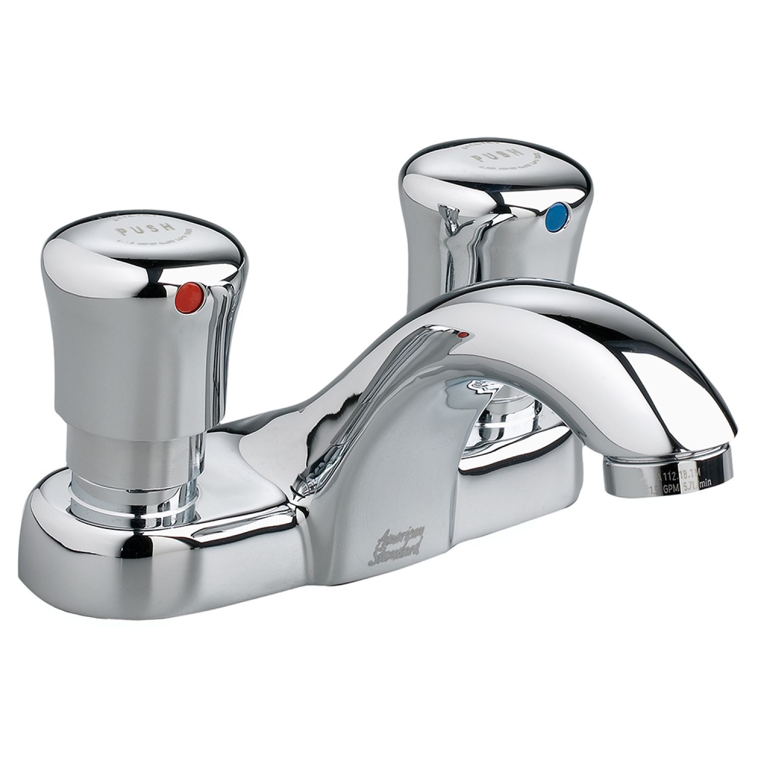 American Standard 1340.227.002 American Standard 1340.227.002 Polished Chrome Centerset Metering Faucet