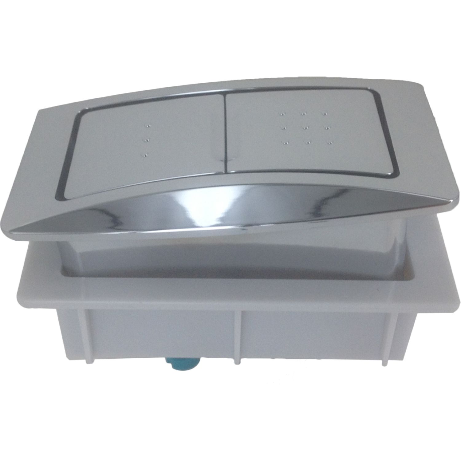 American Standard 7381092-200.0020A American Standard 7381092-200.0020A Rectangular Top-of-Tank Push Button Actuator - Chrome