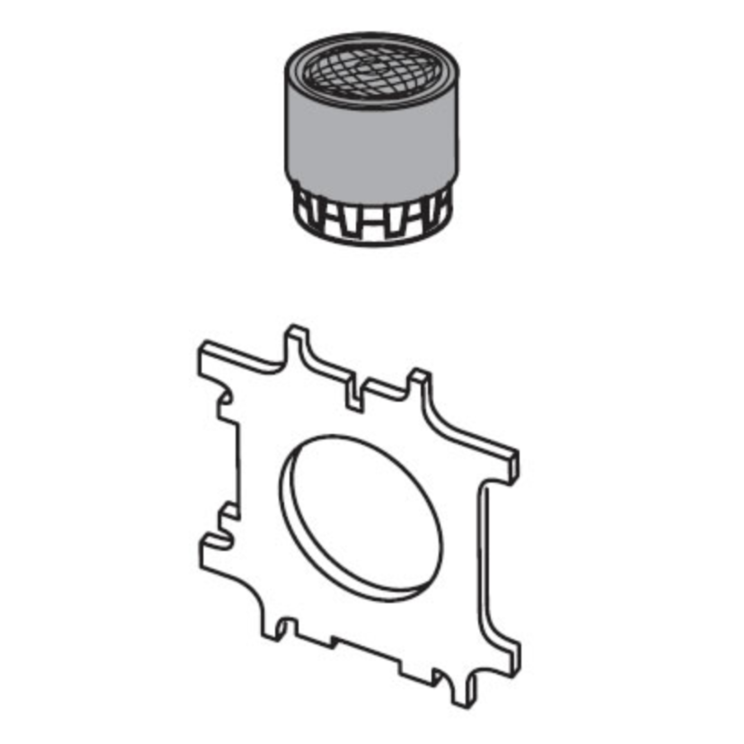 American Standard M962757-0070A American Standard M962757-0070A 1.5GPM Aerator Cache - Part