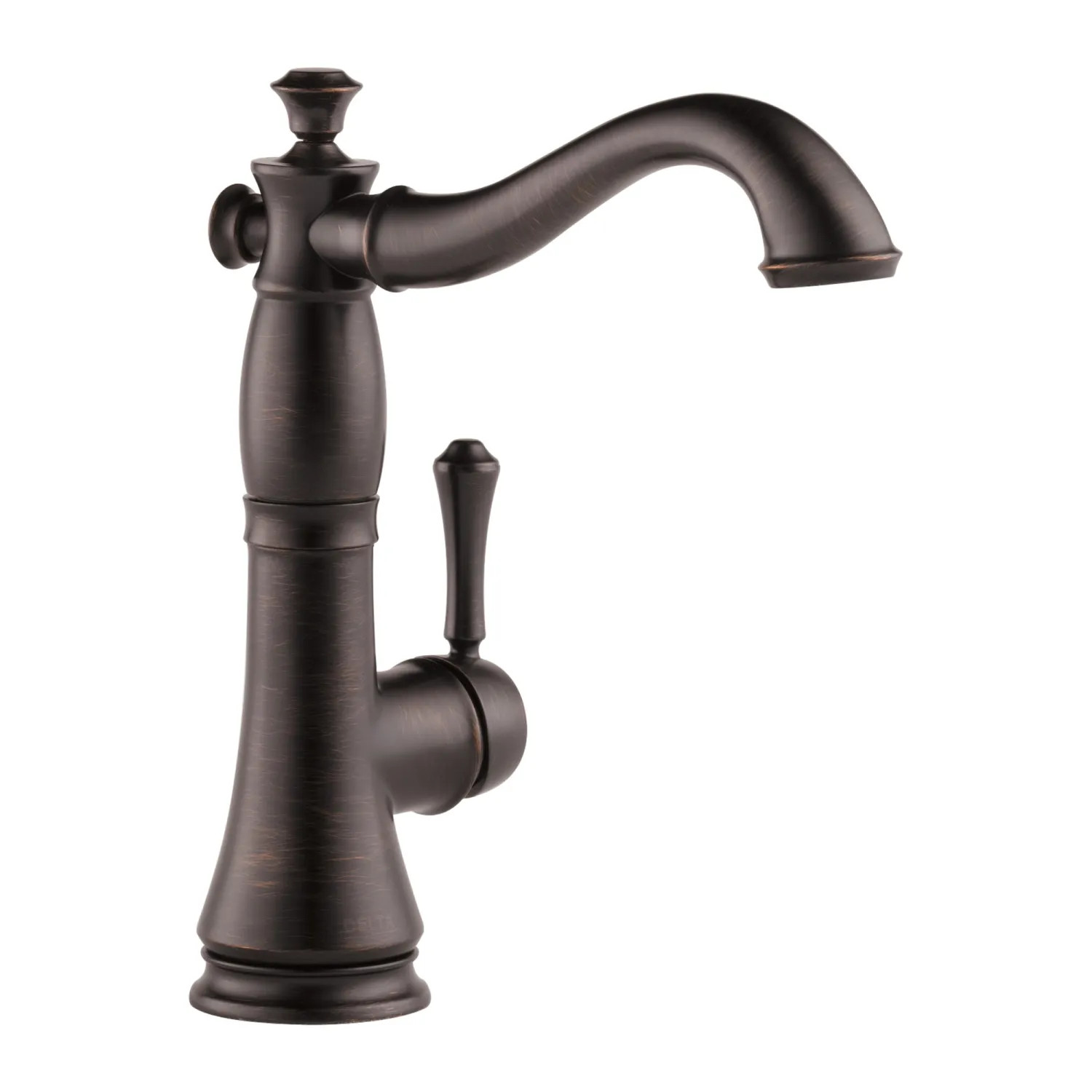 Delta 1997LF-RB Delta Cassidy Single-Handle Deck-Mount Venetian Bronze Bar/Prep Sink Faucet with Ceramic Disc Cartridge, 1.5 GPM, Lever Handle, ADA-Compliant - 1997LF-RB