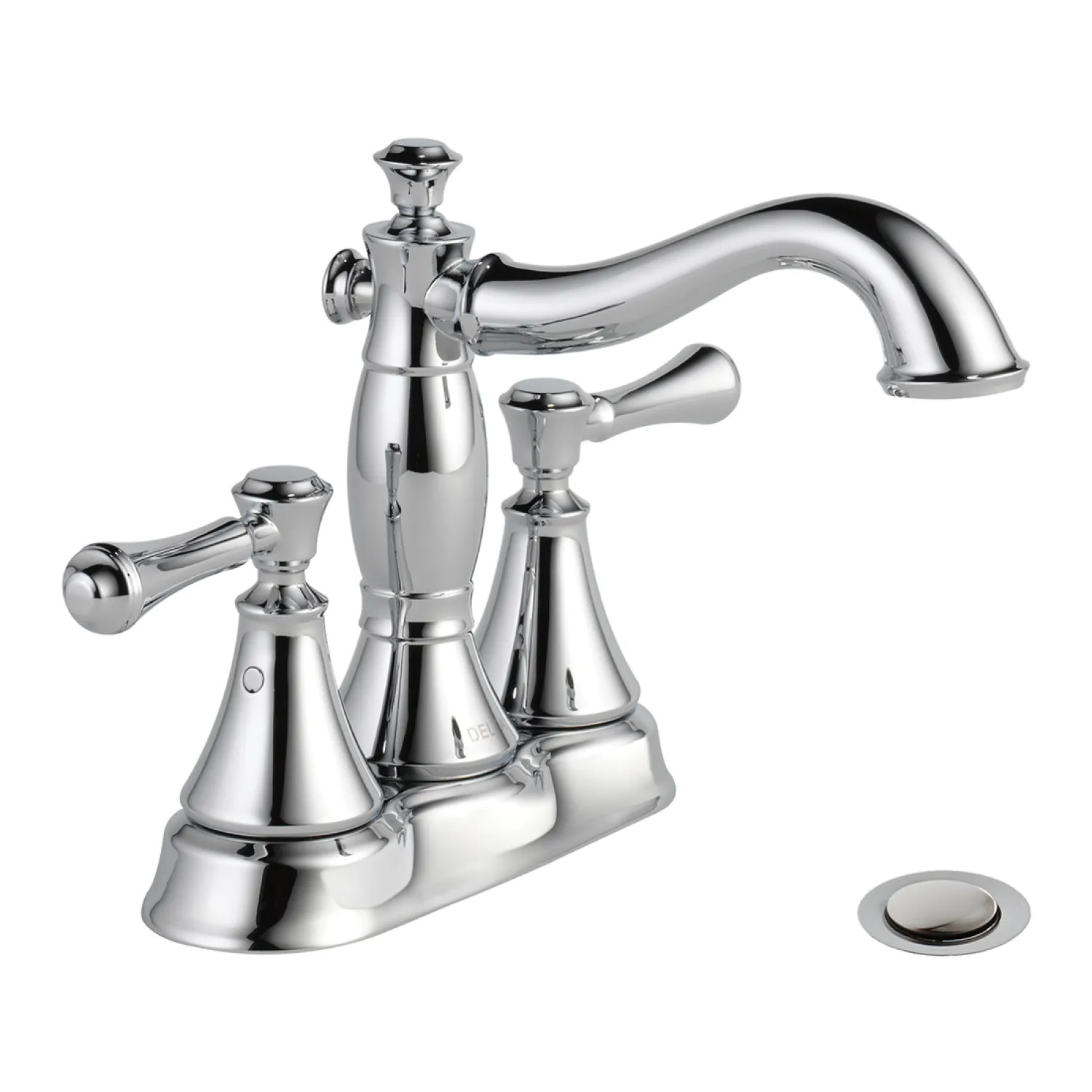 Delta 2597LF-MPU Delta Cassidy Centerset Lavatory Faucet, Hook Spout, 4