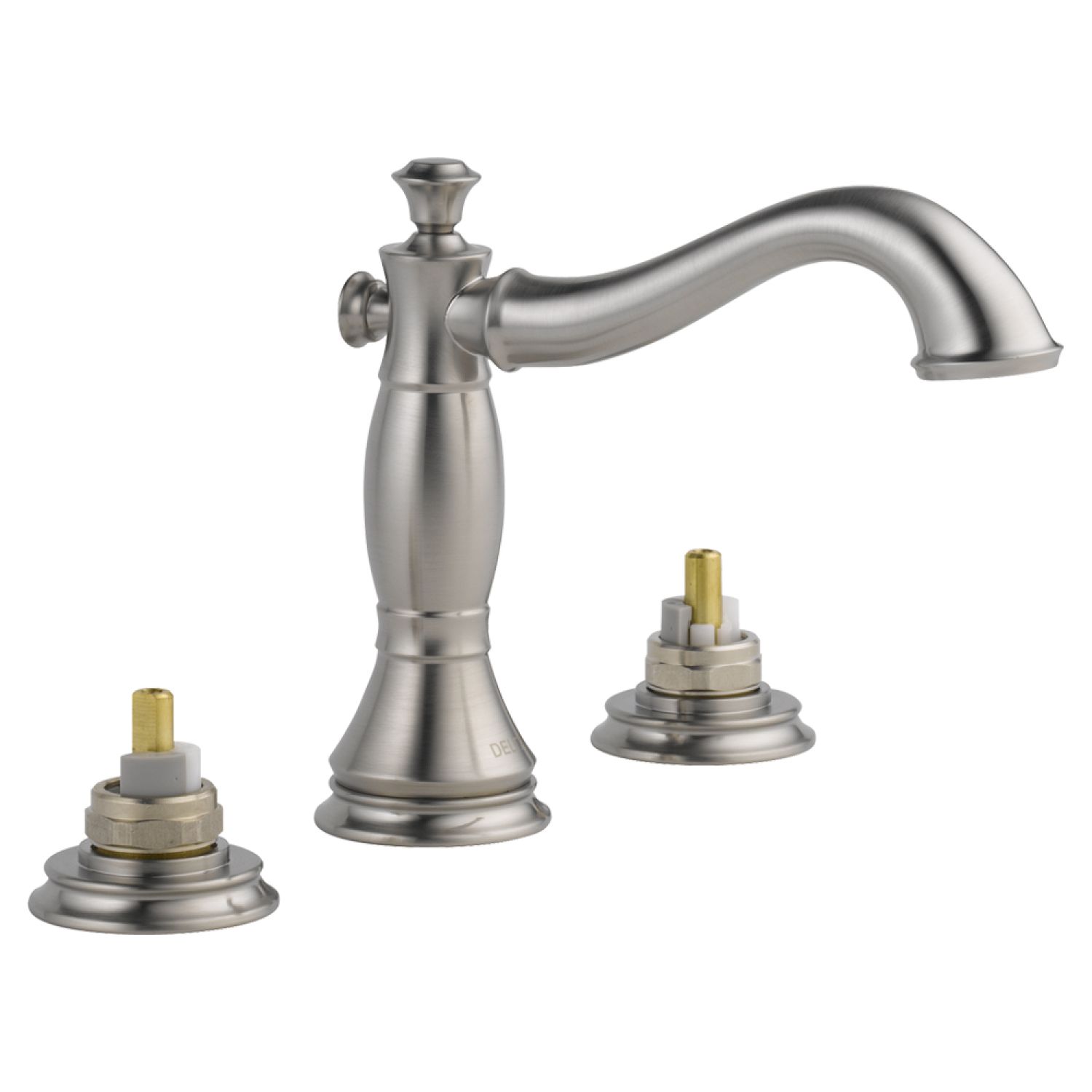 Delta 3597LF-SSMPU-LHP Delta Cassidy Hook Spout Stainless Lavatory Faucet for 6
