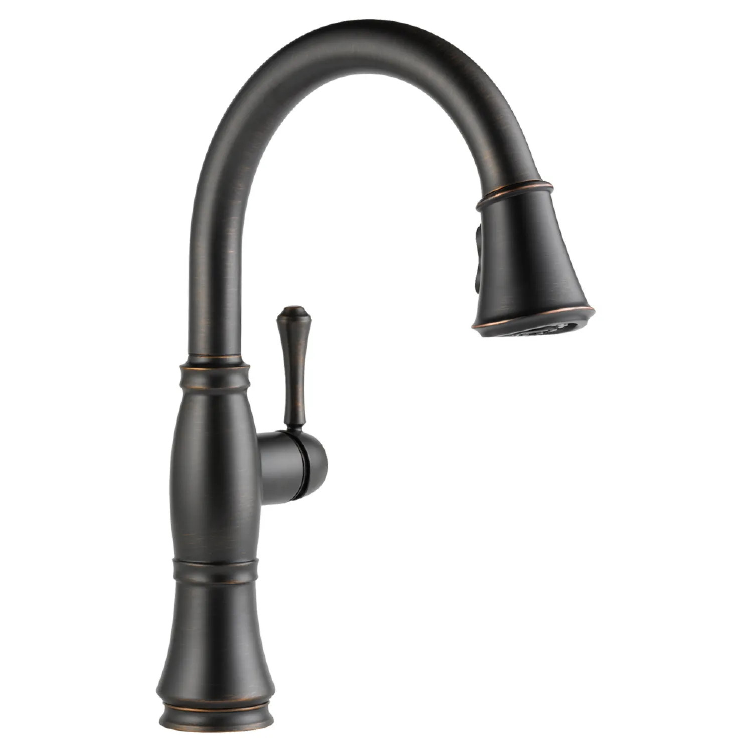 Delta 9197-RB-DST Delta Cassidy Single-Handle Pull-Down Venetian Bronze Kitchen Faucet, 1.8 GPM, Lever Handle, Diamond Seal Technology, Touch-Clean - 9197-RB-DST