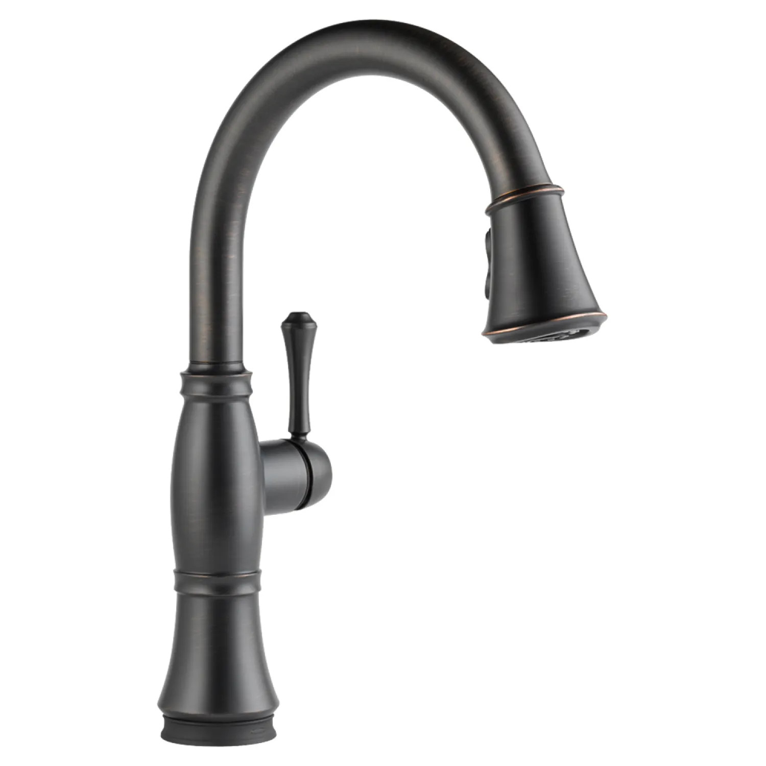 Delta 9197T-RB-DST Delta Cassidy Single-Handle Pull-Down Venetian Bronze Kitchen Faucet, 1.8 GPM, Lever Handle, Diamond Seal Technology, Touch2O, ShieldSpray - 9197T-RB-DST