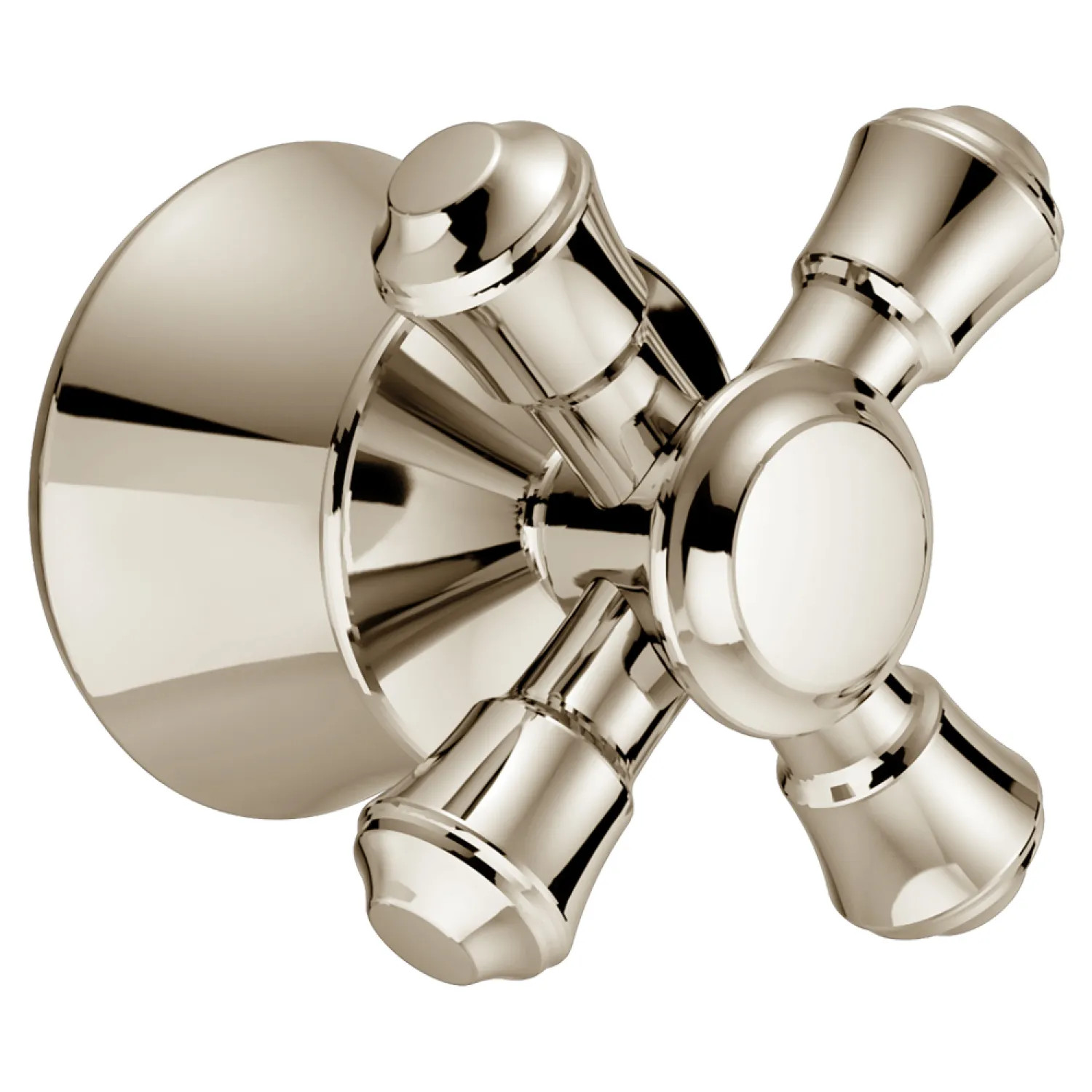 Delta H795PN Delta Cassidy 3-7/32in Polished Nickel Metal Cross Handle Kit for T14097-LHP Valve Only Trim and T14497-LHP Tub and Shower Trim, ADA-Compliant - H795PN