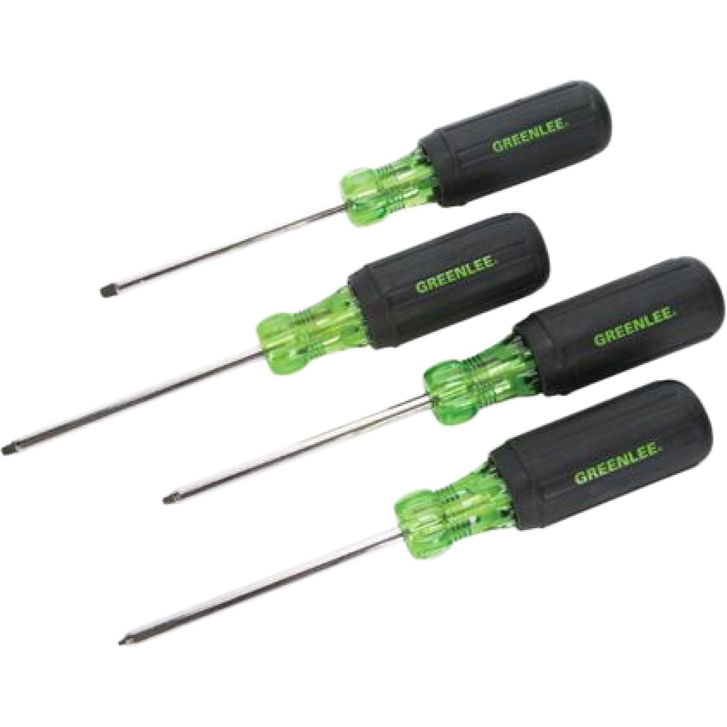 Greenlee 0353-01C Greenlee 4-Piece Square-Recess Tip Driver Set - 0353-01C