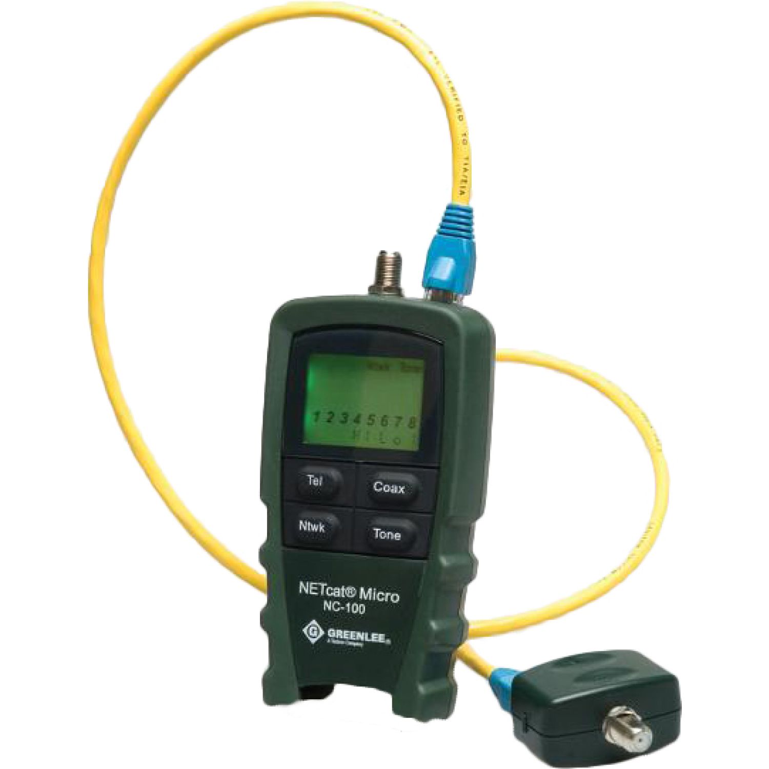 Tempo NC-100 Greenlee NC-100 NETCat Micro Digital Voice, Data, and Video Wiring Tester