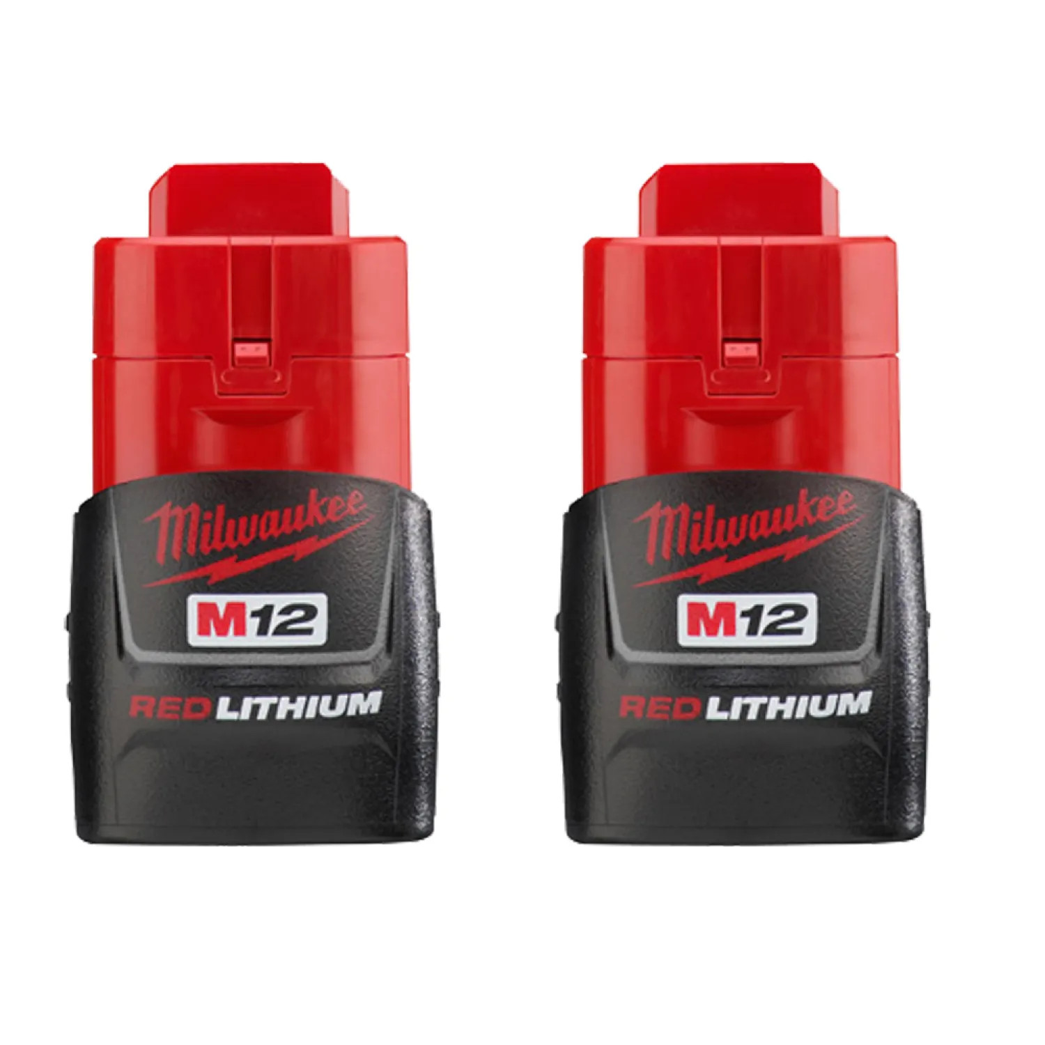 Milwaukee 48-11-2411 RedLithium M12 48–11–2411 Compact Battery Pack, 12 V, Lithium–Ion