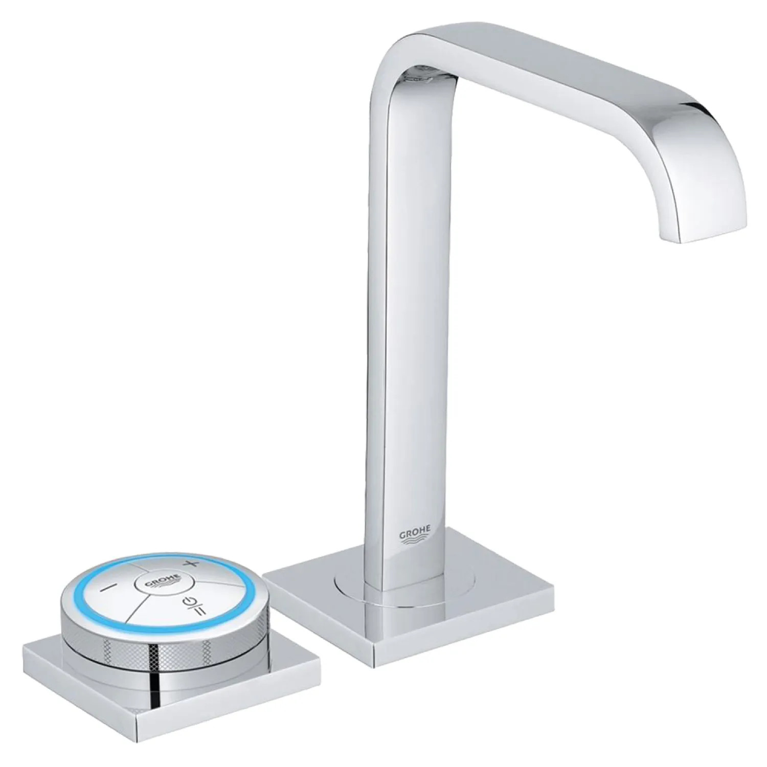 Grohe 36345000 Grohe Allure F-Digital Series Digital StarLight Chrome Bathroom Faucet, 1.5 GPM, WaterSense, Digital Controller, EcoJoy - 36345000