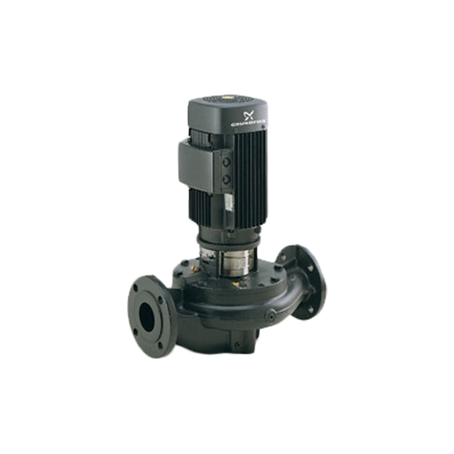 Grundfos 48Z90121 Grundfos 4.0 LP 5/4.9 1-Stage Direct Coupled Inline Circulator Pump End, Less 10 HP Motor, 418 GPM, Cast Iron, Flanged - 48Z90121