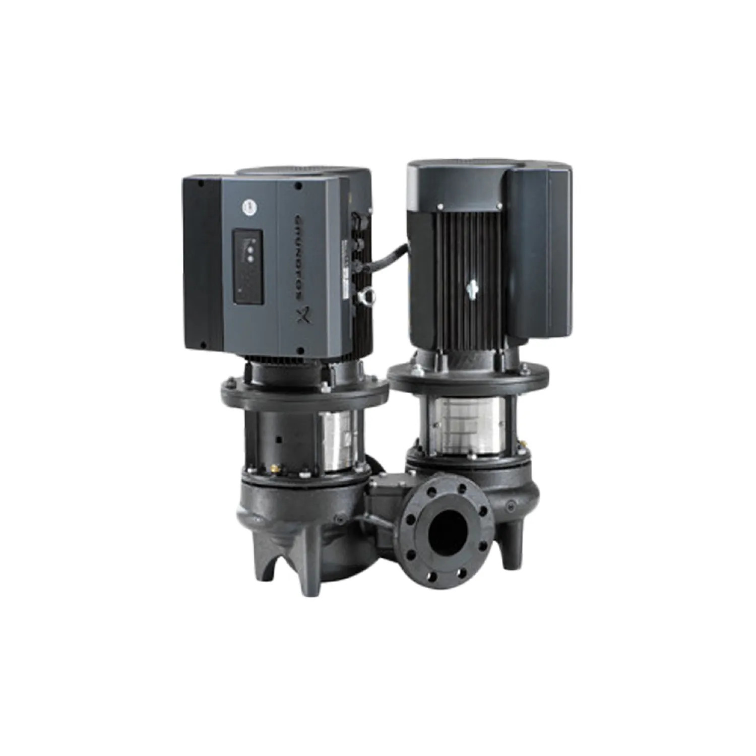 Grundfos 91122119 Grundfos TP 100-80/4 1-Stage Inline Circulator Pump End, Less 2 HP Motor, 242 GPM, Cast Iron, GF 100 Flange, A-G-A-BUBE-XX4 - 91122119