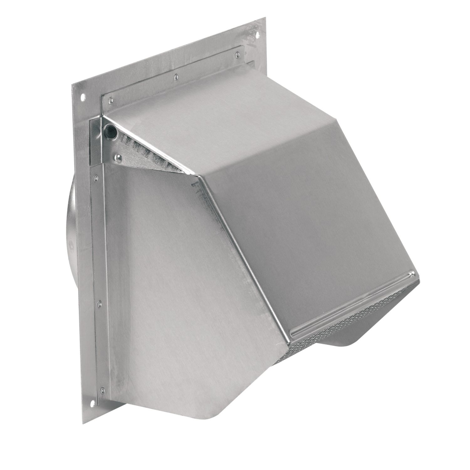 Broan 641 Broan-NuTone Fresh Air Inlet Wall Cap for 6-inch Round Duct, 025 Aluminum Natural- 641
