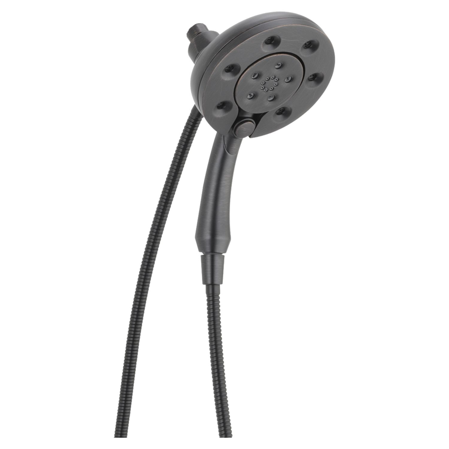 Delta 58472-RB Delta Universal Showering In2ition 4-Setting Two-In-One Shower with H2Okinetic Technology, 2.5 GPM, Venetian Bronze - 58472-RB