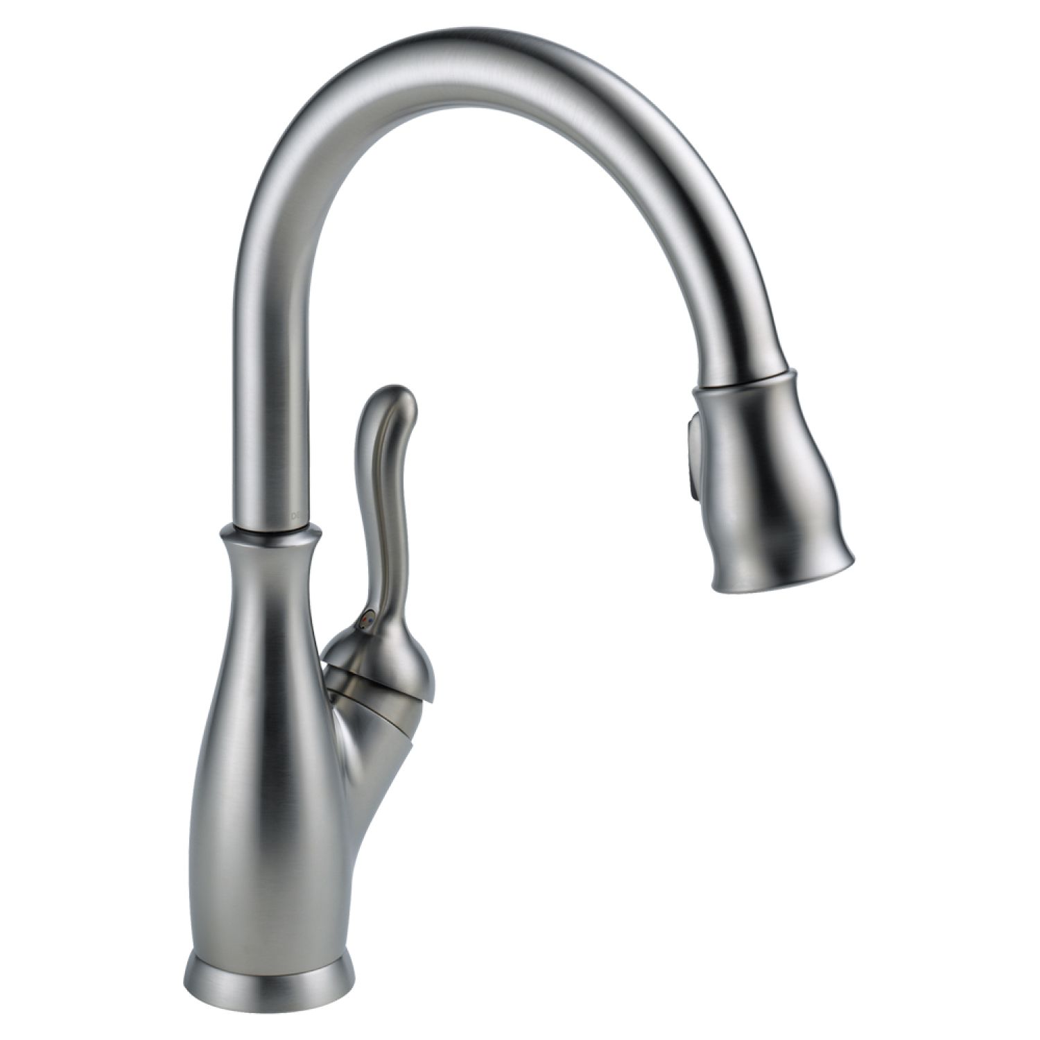 Delta 9178-AR-DST Delta Leland Pull-Down Kitchen Faucet, Single Handle, Shieldspray, MagnaTite, Touch-Clean, 1.8 GPM, Arctic Stainless - 9178-AR-DST