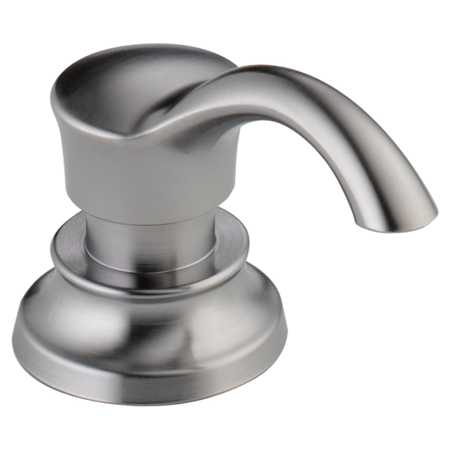 Delta RP71543AR Delta Cassidy Arctic Stainless Soap/Lotion Dispenser with Refill Funnel, 13oz Capacity, 2-1/2in Deck Thickness - RP71543AR