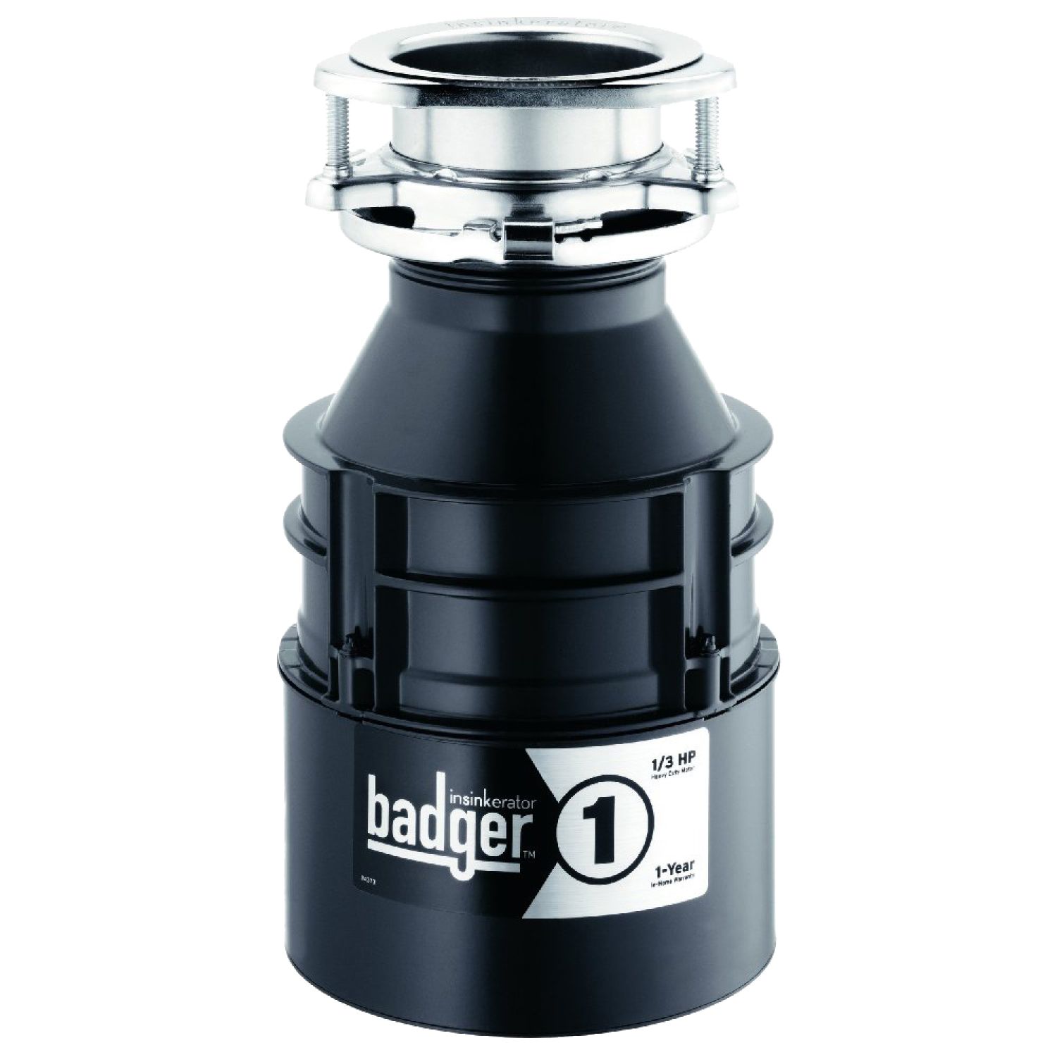 Insinkerator BADGER-1 Insinkerator Badger-1 1/3 HP Garbage Disposal Less Cord
