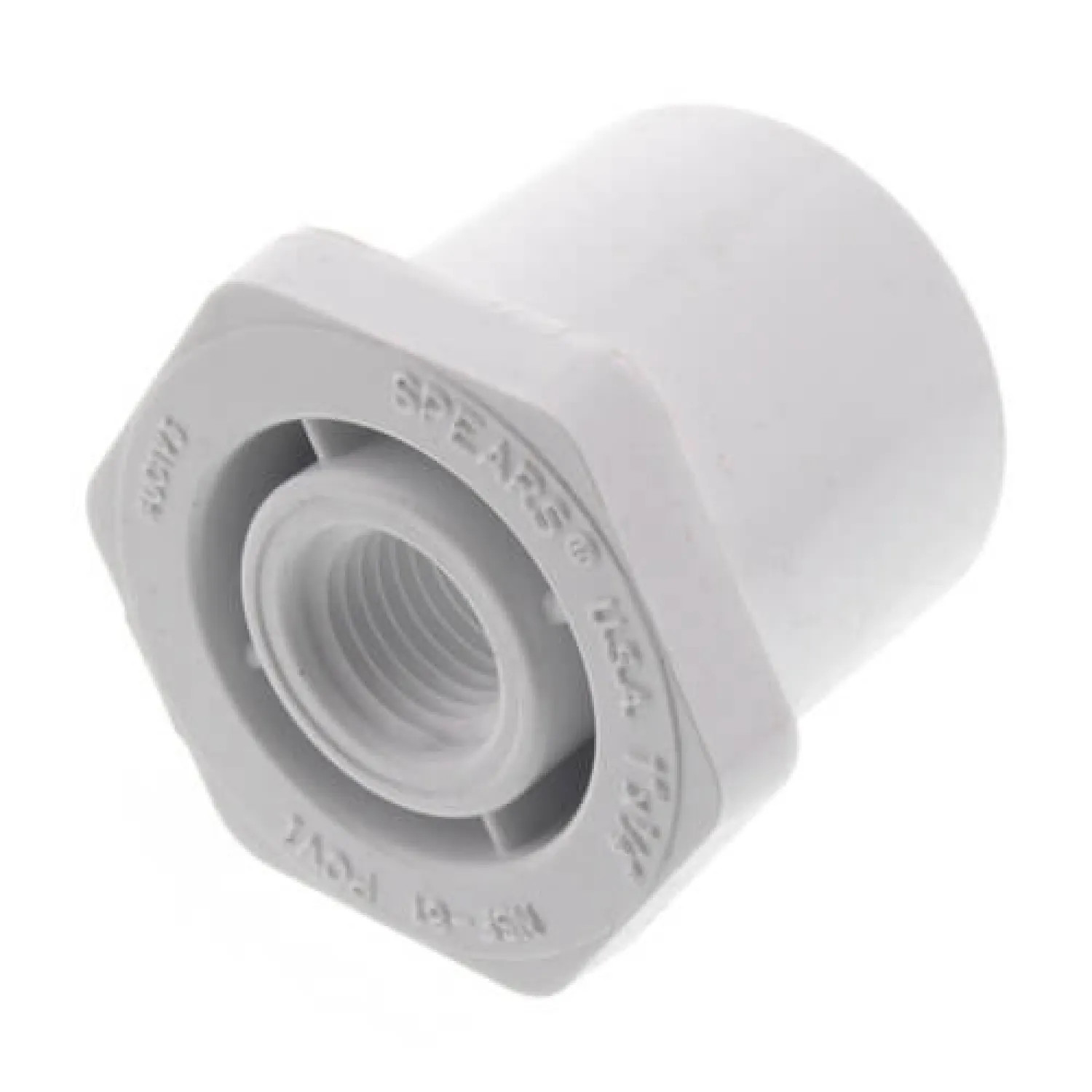 Commodity  PVC Bushing, 1-inch x 1/4-inch Slip x Thread, Schedule 40, PVCB114ST