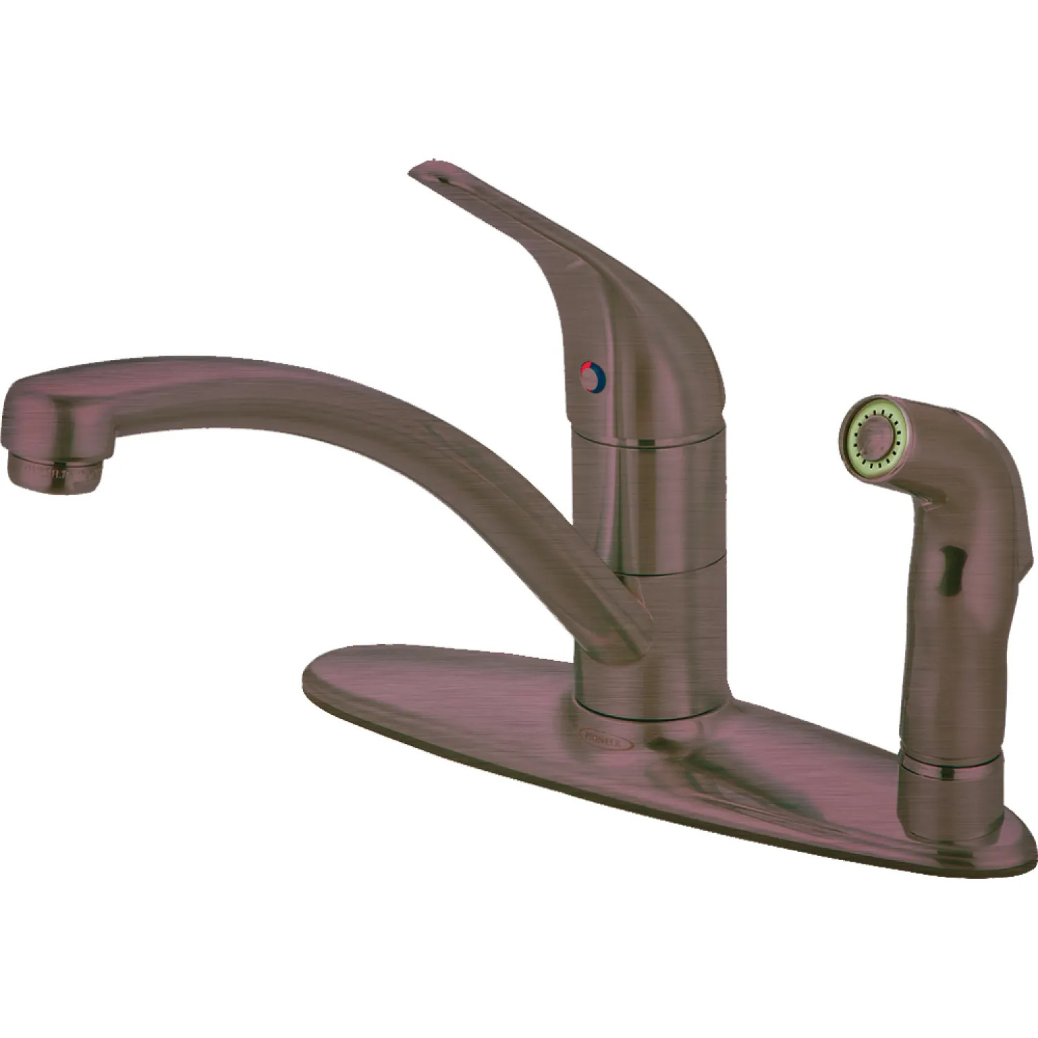 Pioneer 2LG162-ORB Pioneer Legacy Single Handle Kitchen Faucet w/ Side Spray in Deck Plate, Oil Rubbed Bronze - 2LG162-ORB
