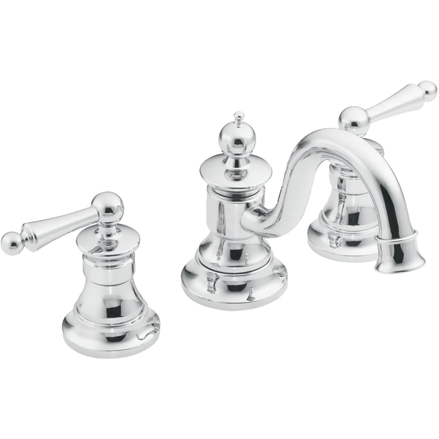 Moen TS418 Moen TS418 Waterhill Two Handle Bathroom Faucet, Chrome