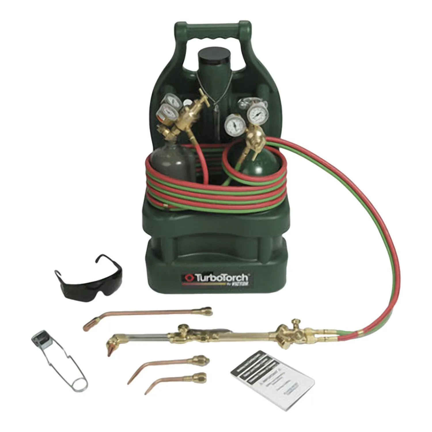 TurboTorch 0386-1336 TurboTorch TTV-100-CPT Oxy-Acetylene Tote Kit, with tanks
