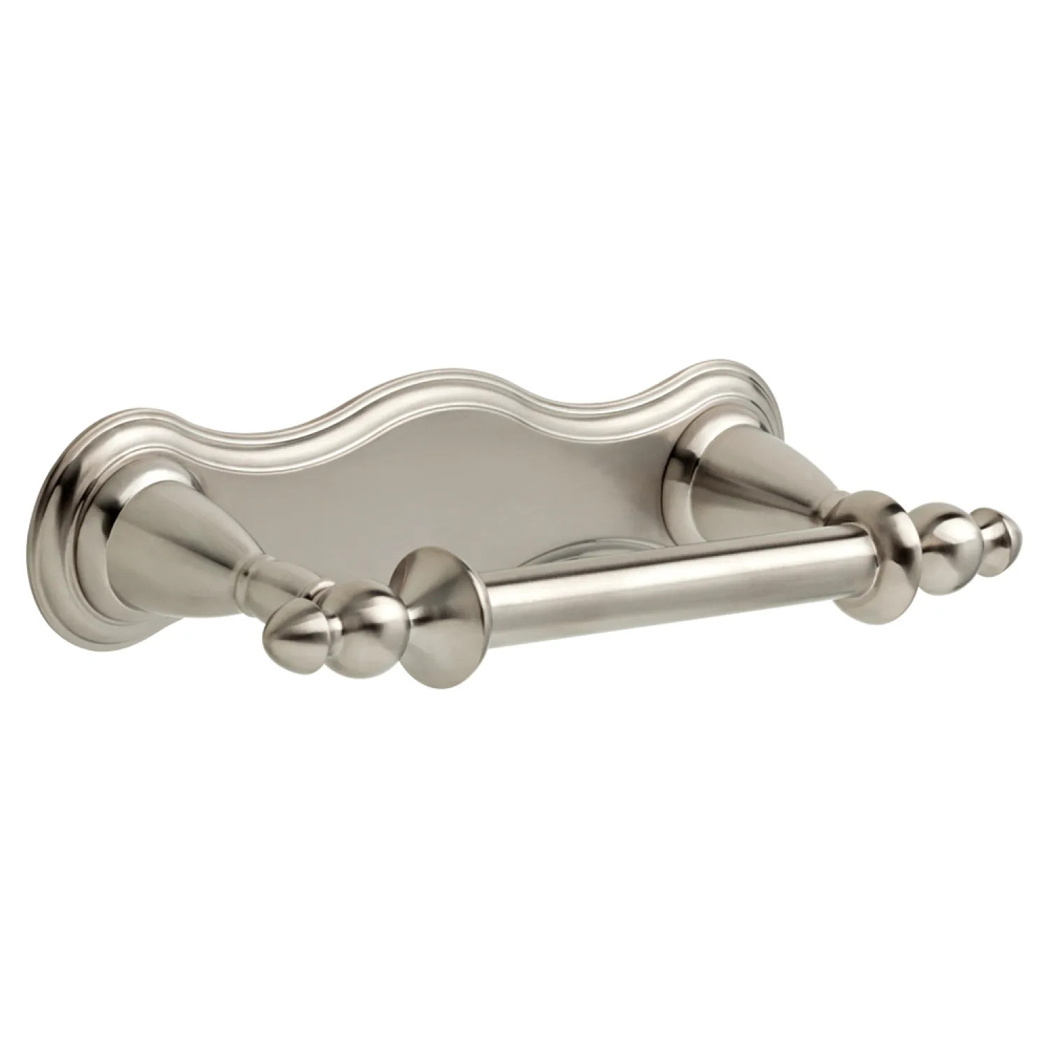 Delta 75050-SS Delta 75050 Victorian Pivot Arm Toilet Tissue Holder in Stainless Steel Finish