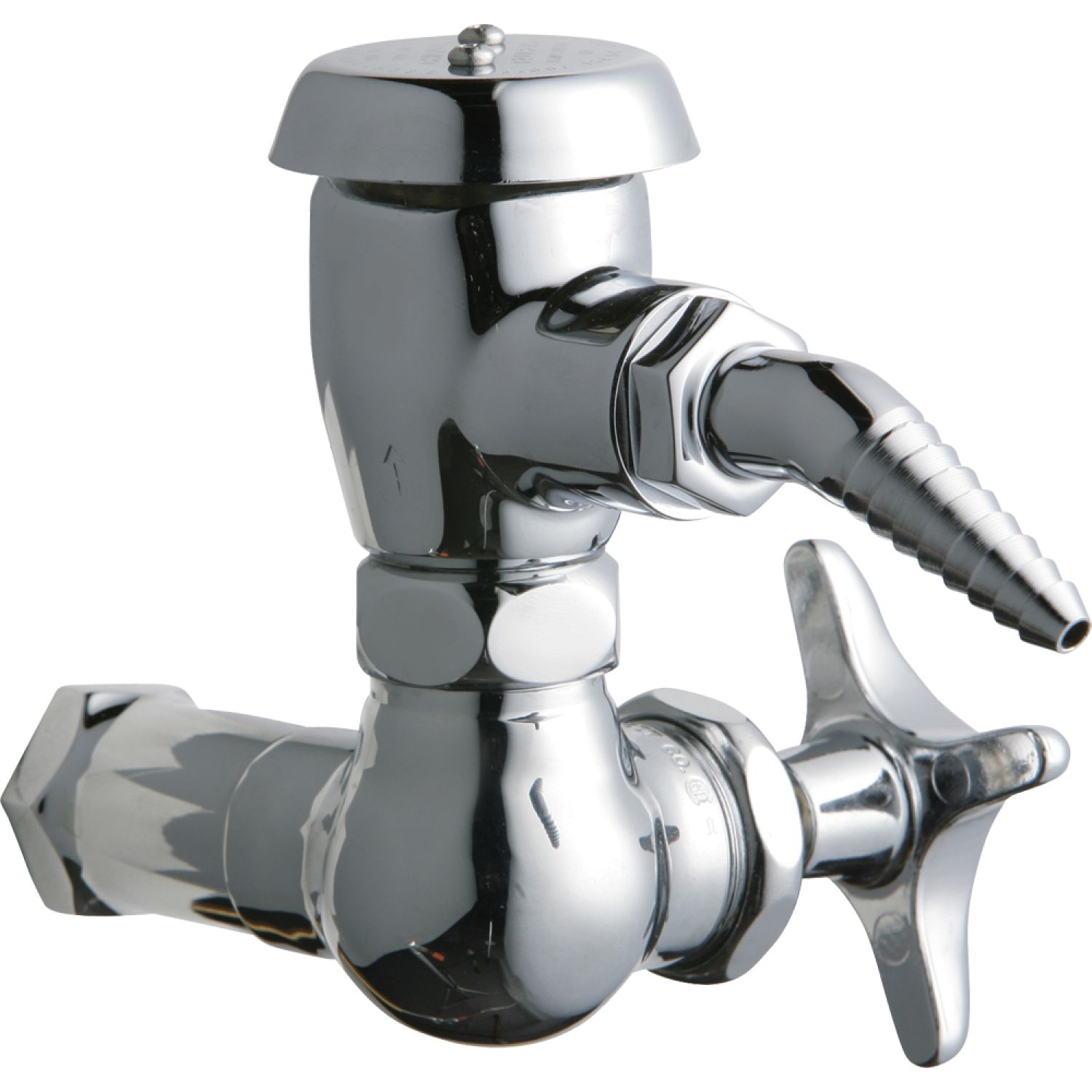Chicago Faucet 1300-MCP Chicago Faucets 1300-MCP Single Inlet Cold Water Faucet with Vacuum Breaker