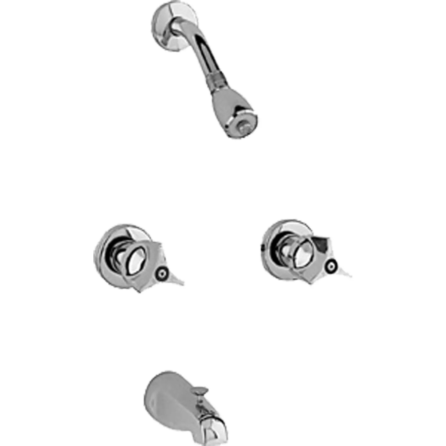 Turkey Concealed Diverter 3 Way Bathtub Shower Mixer Tap Faucet