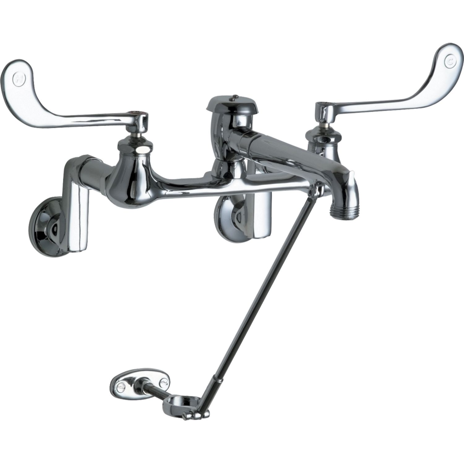 Chicago Faucet 814-VBCP Chicago Faucets 814-VBCP Hot and Cold Sink Faucet