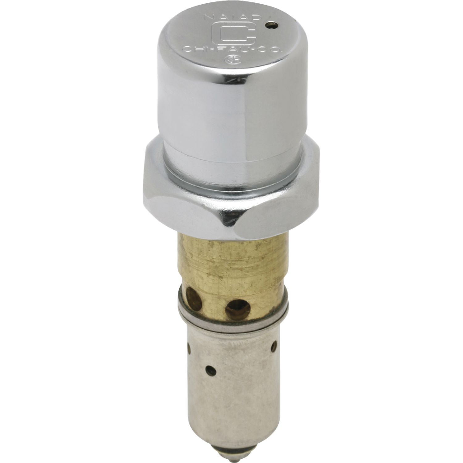 Chicago Faucet 333-XSLOCJKABNF Chicago Faucets 333-XSLOCJKABNF Slow Push-Button Unit (Cold)