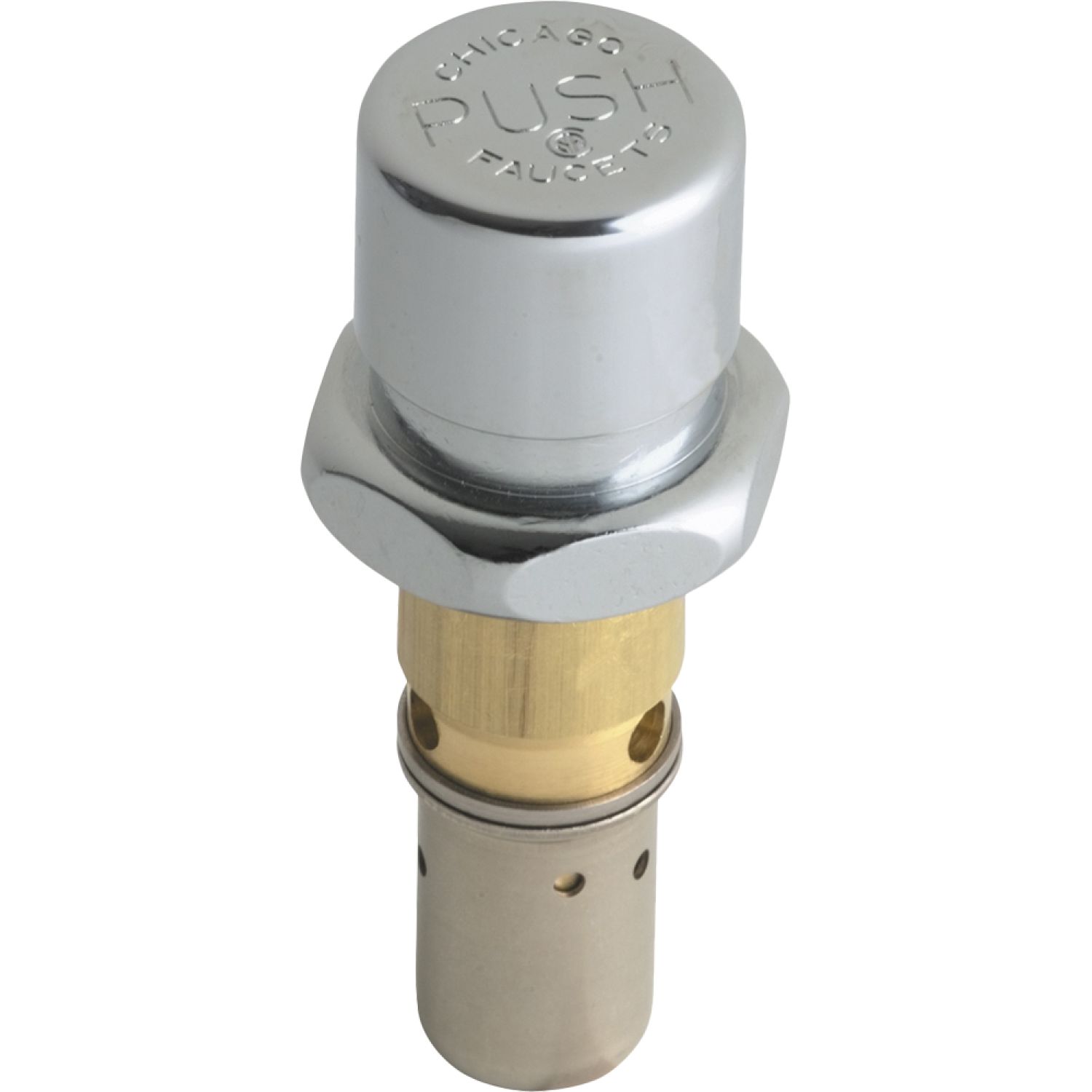 Chicago Faucet 333-XSLOPJKABNF Chicago Faucets 333-XSLOPJKABNF Slow Push-Button Unit (Push)