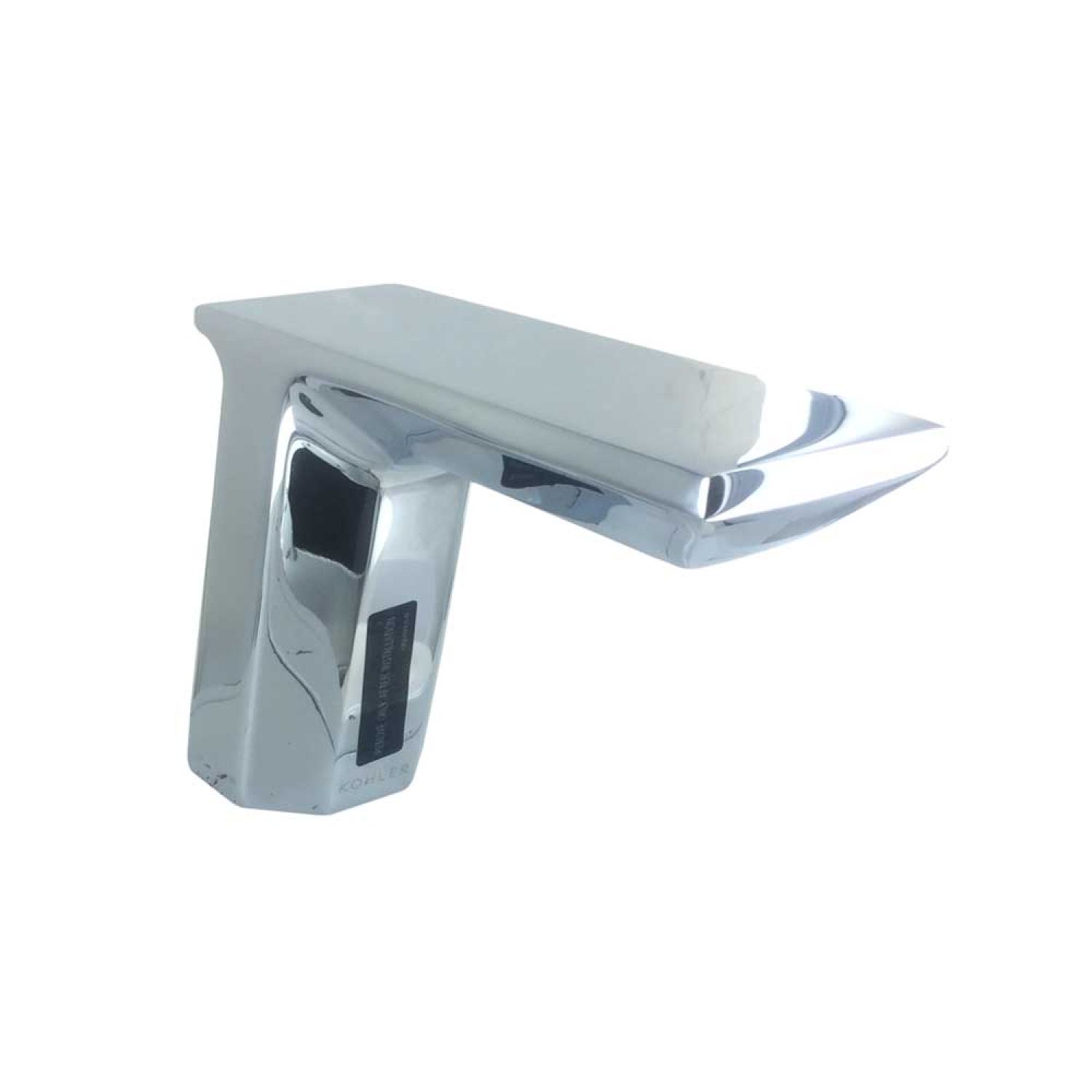 Kohler 13469-CP Kohler Geometric Touchless Polished Chrome Lavatory Faucet with Insight Sensor, AC-Powered, 0.5 GPM, Less Temperature Mixer, Single-Hole, Less Drain - K-13469-CP 