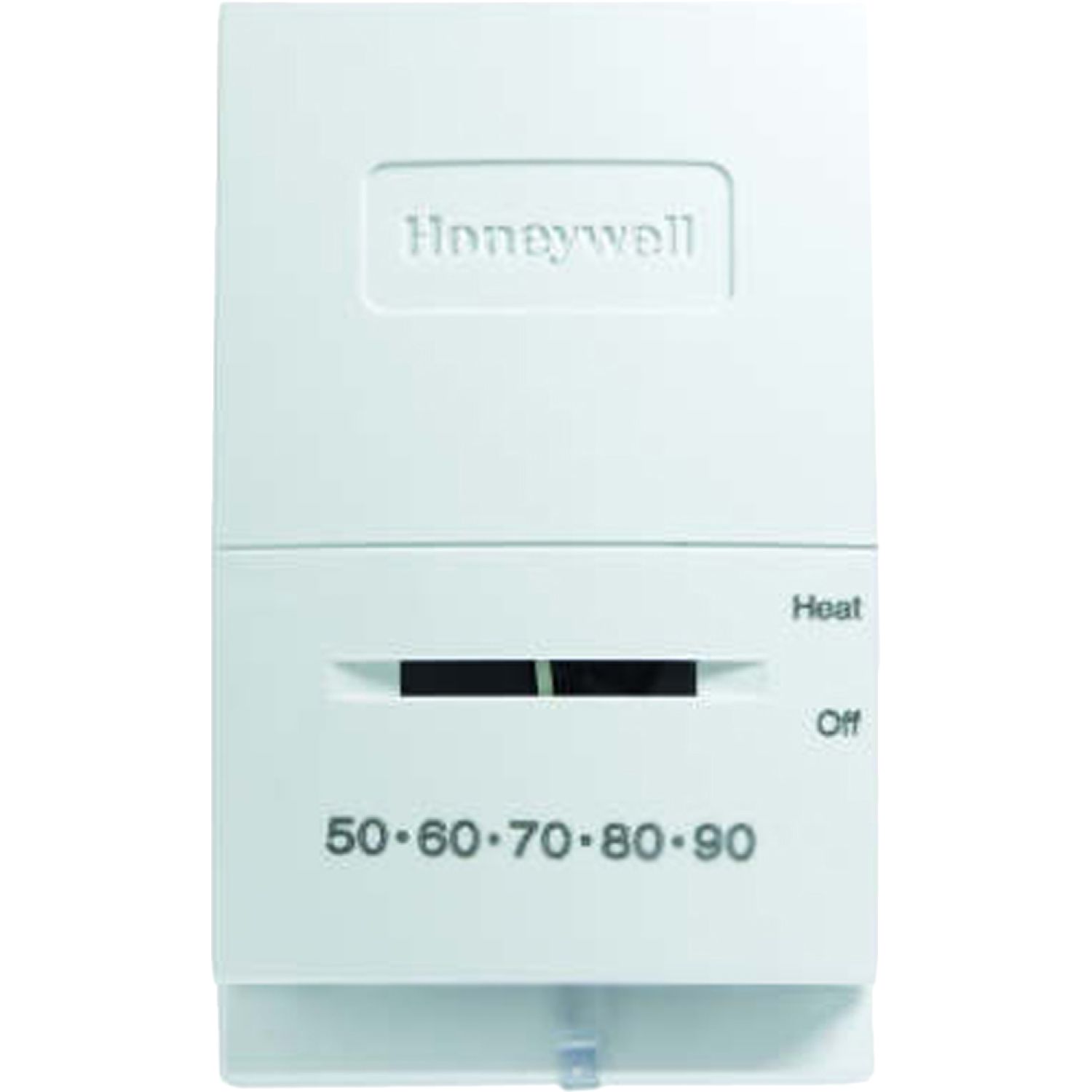 Honeywell T822K1000 Honeywell Mercury Free Heat-Only Thermostat for Single-Stage Low-Voltage Systems, Premier White - T822K1000