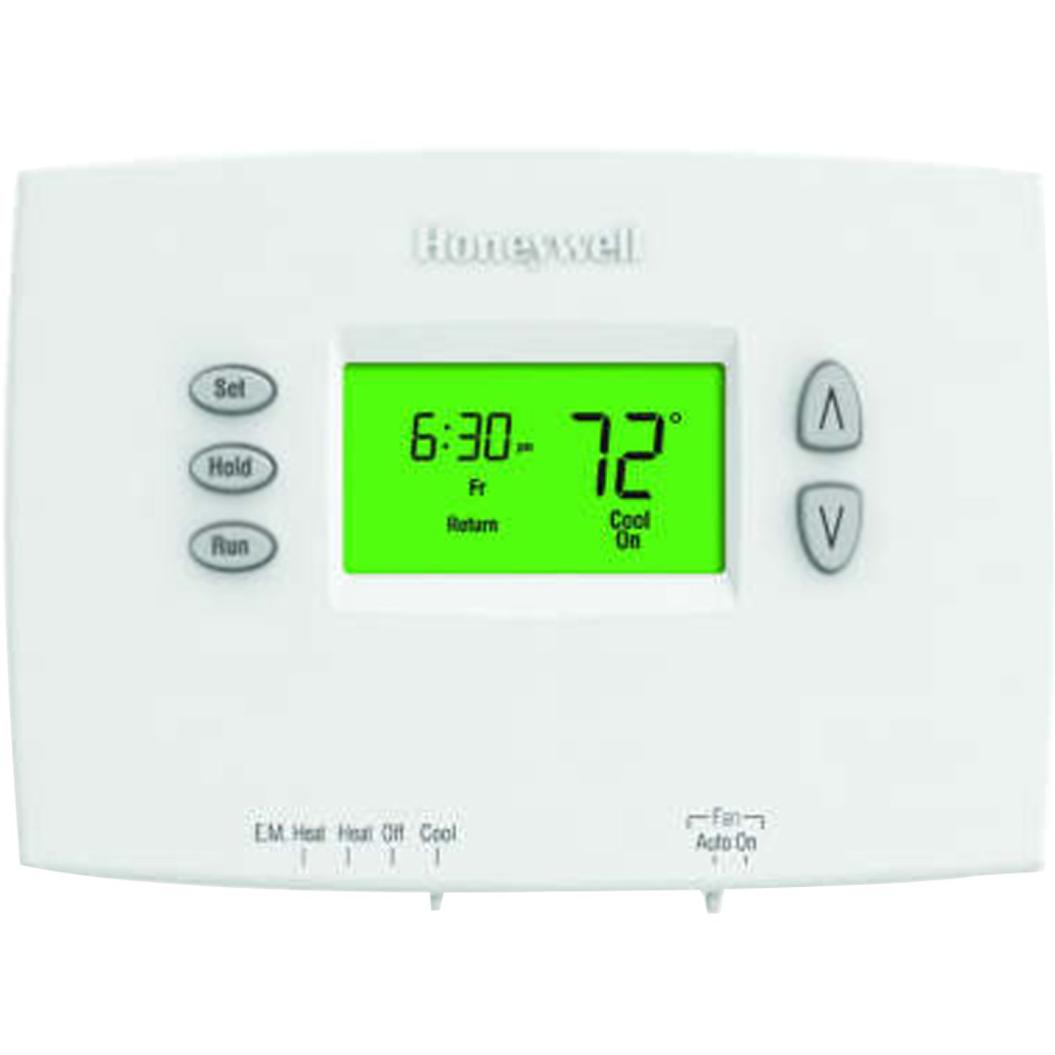 Honeywell TH2110DH1002 Honeywell PRO 2000, 1 Heat/1 Cool, 24V, 750mV, Horizontal Programmable 5-2 Day Thermostats - TH2110DH1002