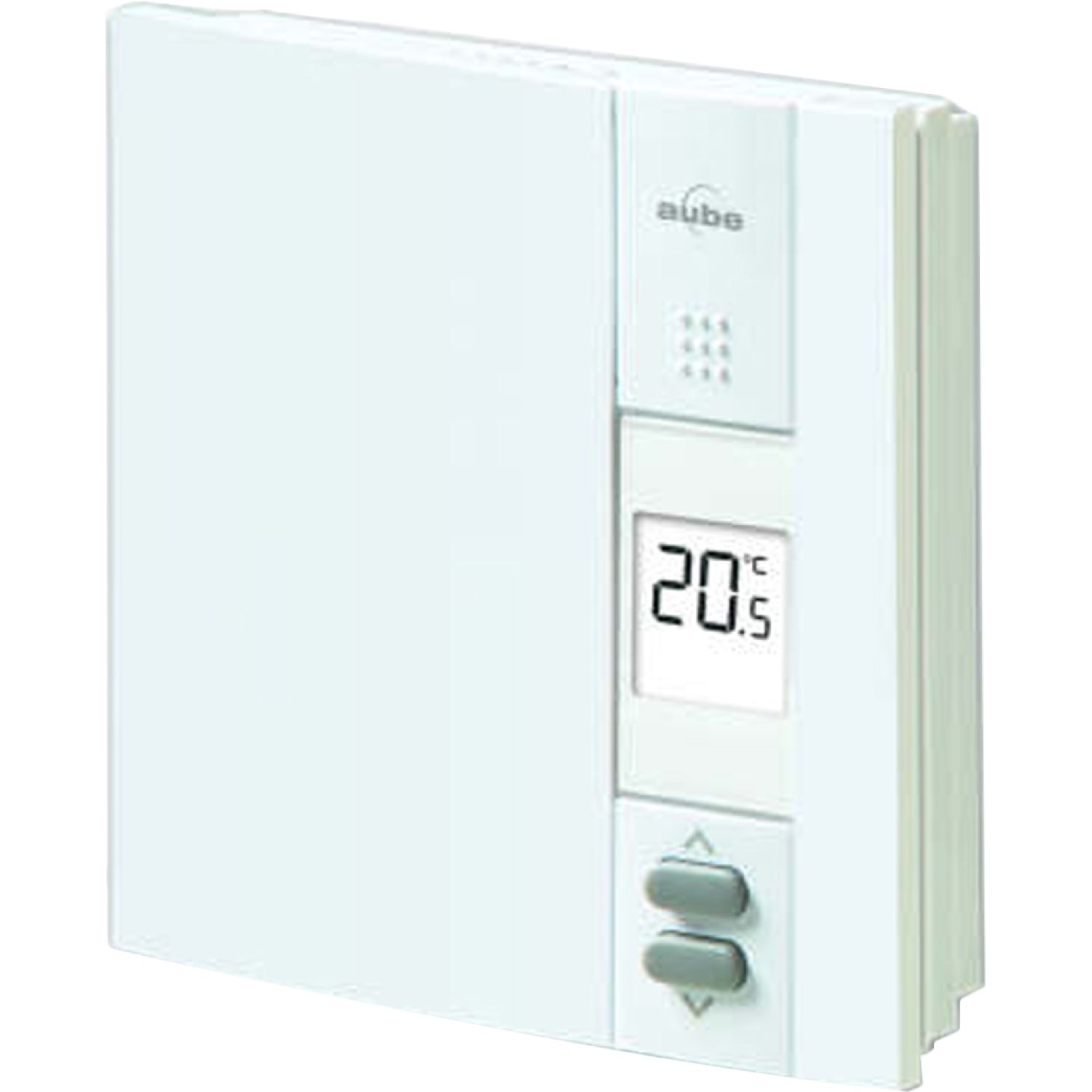 Honeywell TH450 Honeywell 120/208/240V, 16.7 Amps, TRIAC Switch, Hardwired, Vertical Mounting, White, Line Volt, Electric Manual Thermostat - TH450